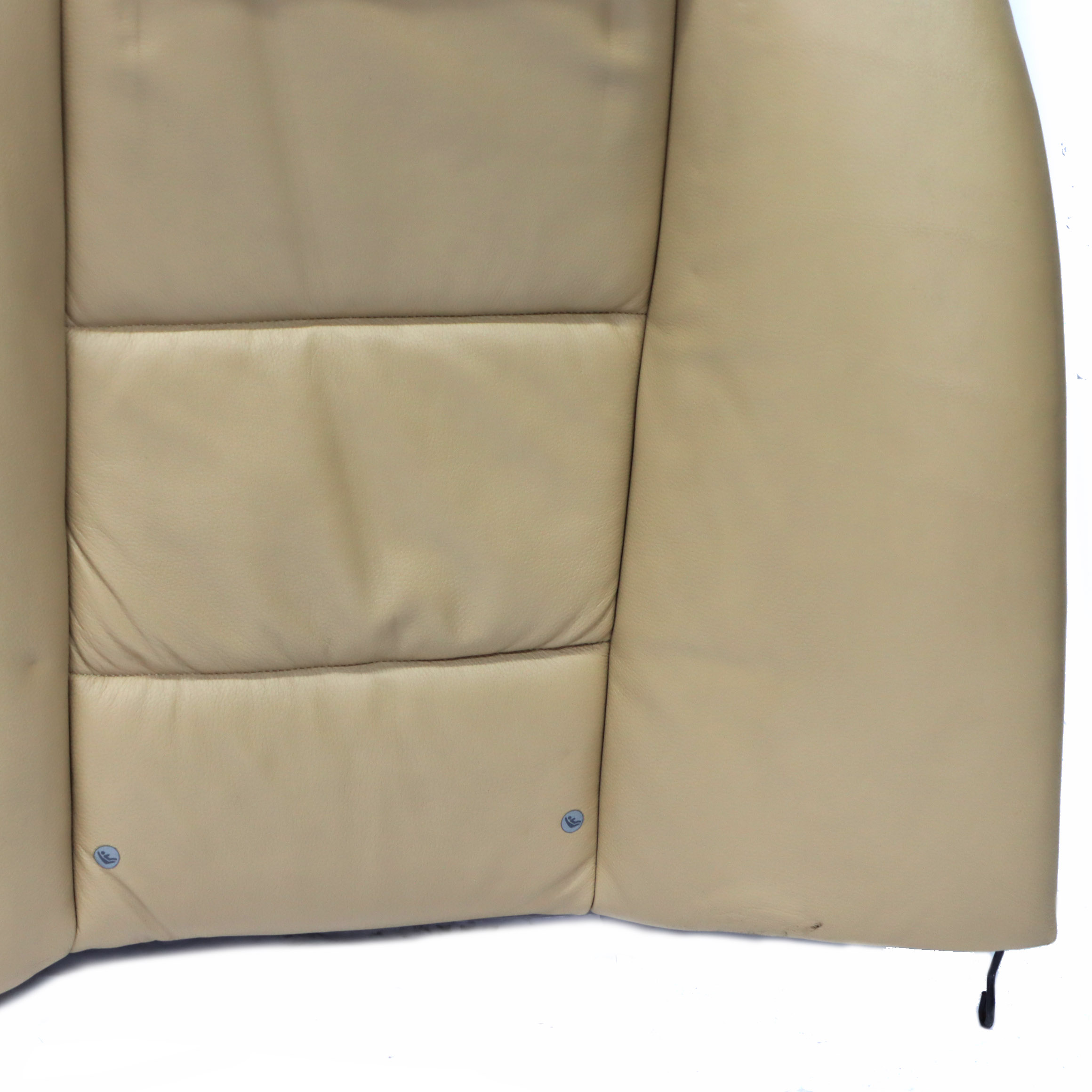 BMW E60 Interior Rear Seat Backrest Couch Cover Beige Leather Dakota