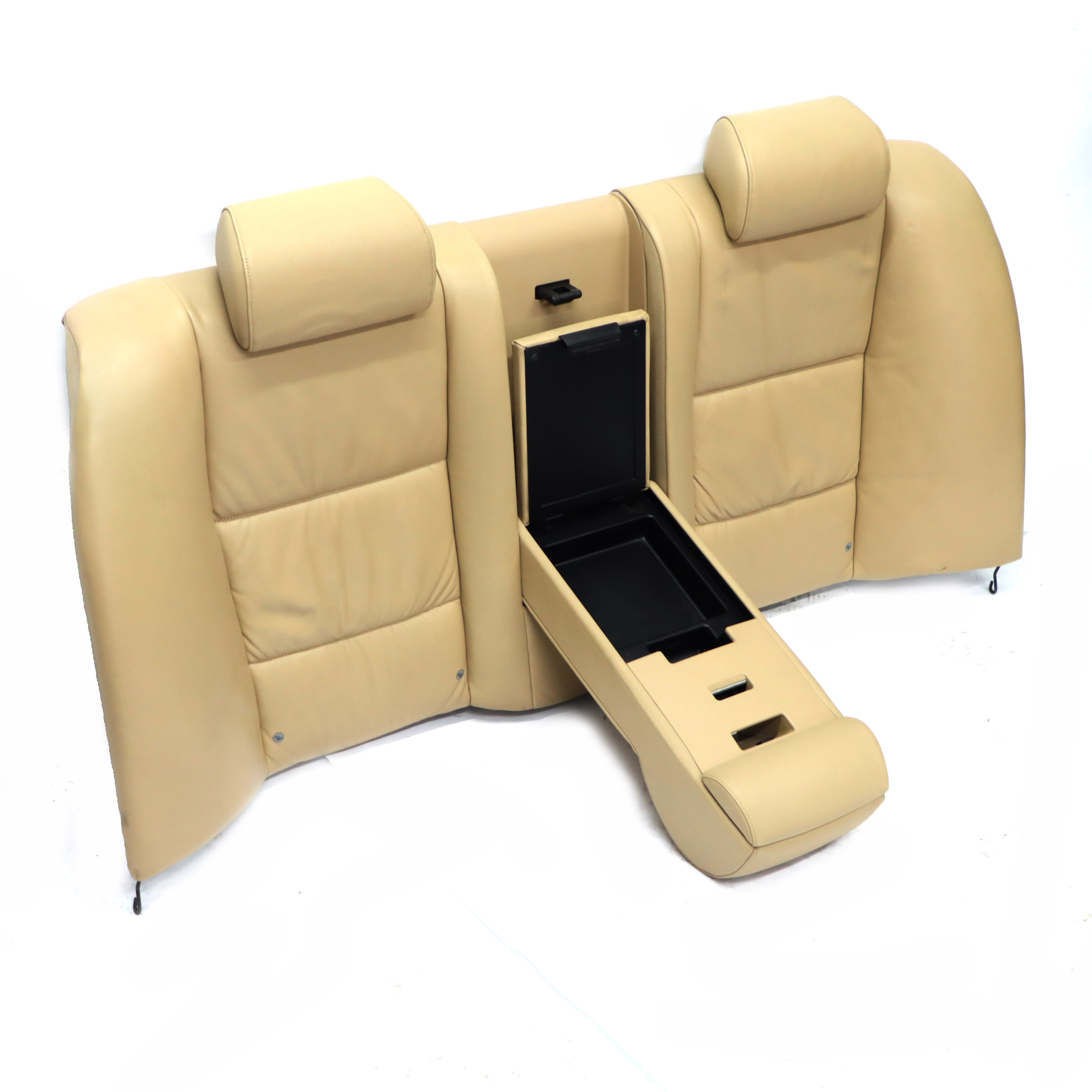 BMW E60 Interior Rear Seat Backrest Couch Cover Beige Leather Dakota