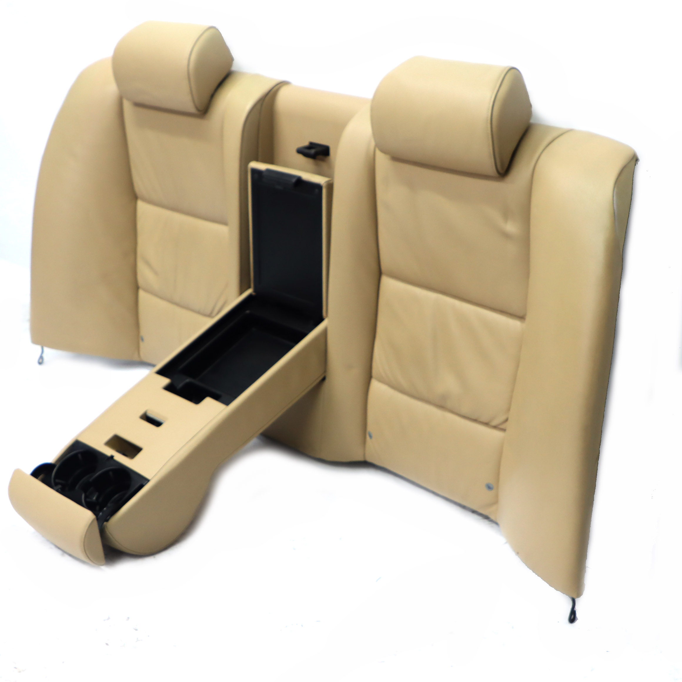 BMW E60 Interior Rear Seat Backrest Couch Cover Beige Leather Dakota