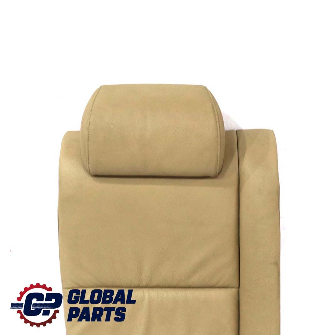 BMW 5 Series E60 Cover Backrest Rear Right O/S Back Seat Leather Beige