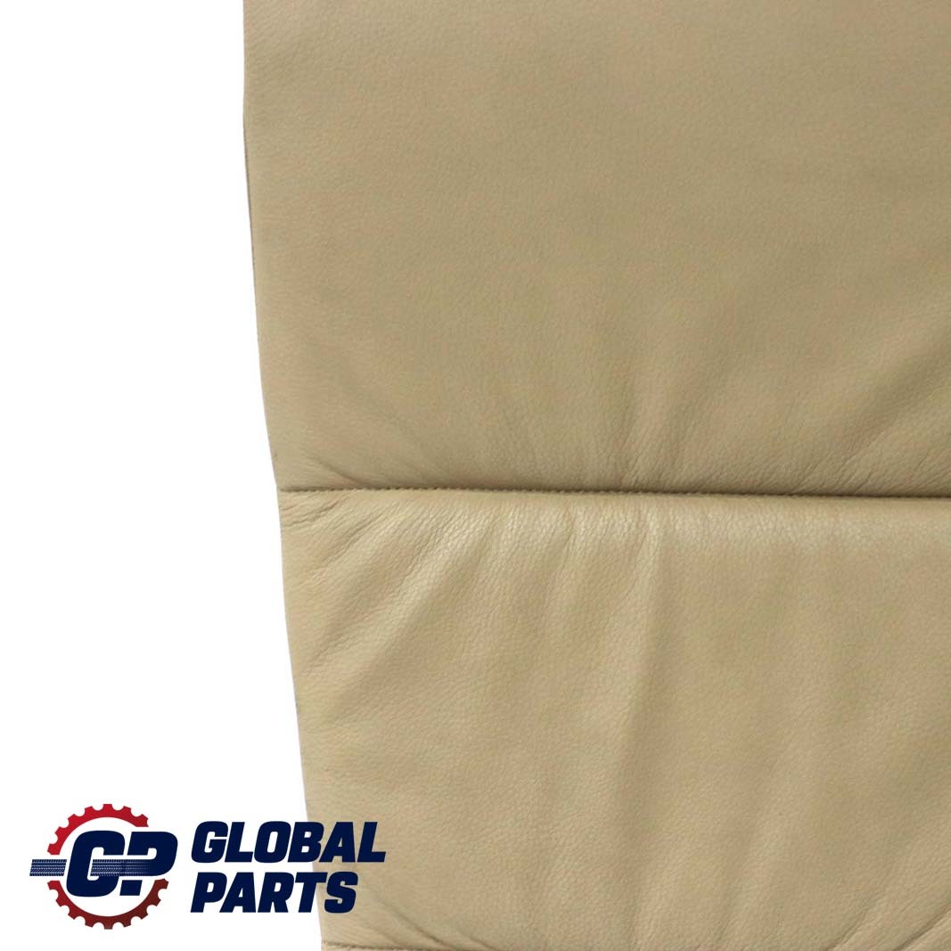 BMW 5 Series E60 Cover Backrest Rear Right O/S Back Seat Leather Beige