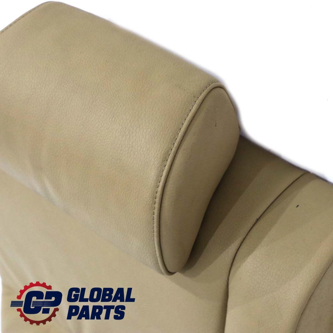 BMW 5 Series E60 Cover Backrest Rear Right O/S Back Seat Leather Beige