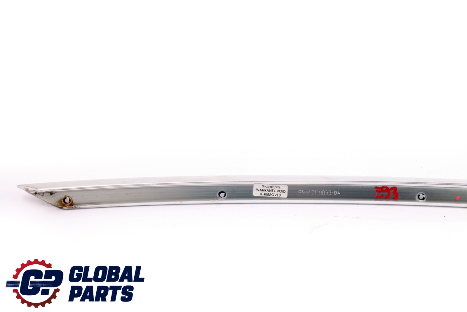 BMW 3 Serie E93 LCI Moulure Colonne-A a Gauche Alu Mat 7119099 51767119099