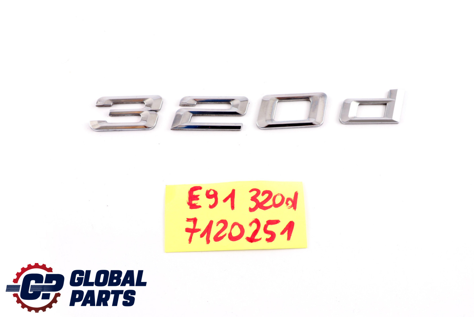 BMW E91 LCI Emblème de coffre arrière Badge 320d Lettrage