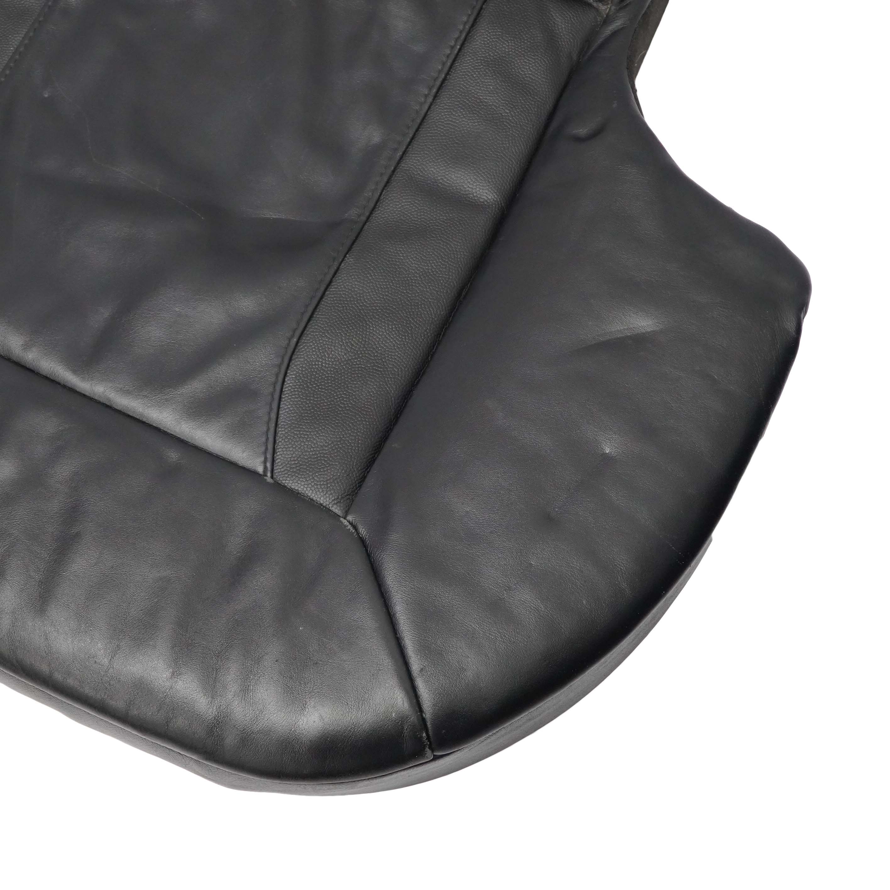 BMW X5 E53 Black Walknappa Exclusive Leather Interior Rear Seat Couch Bench