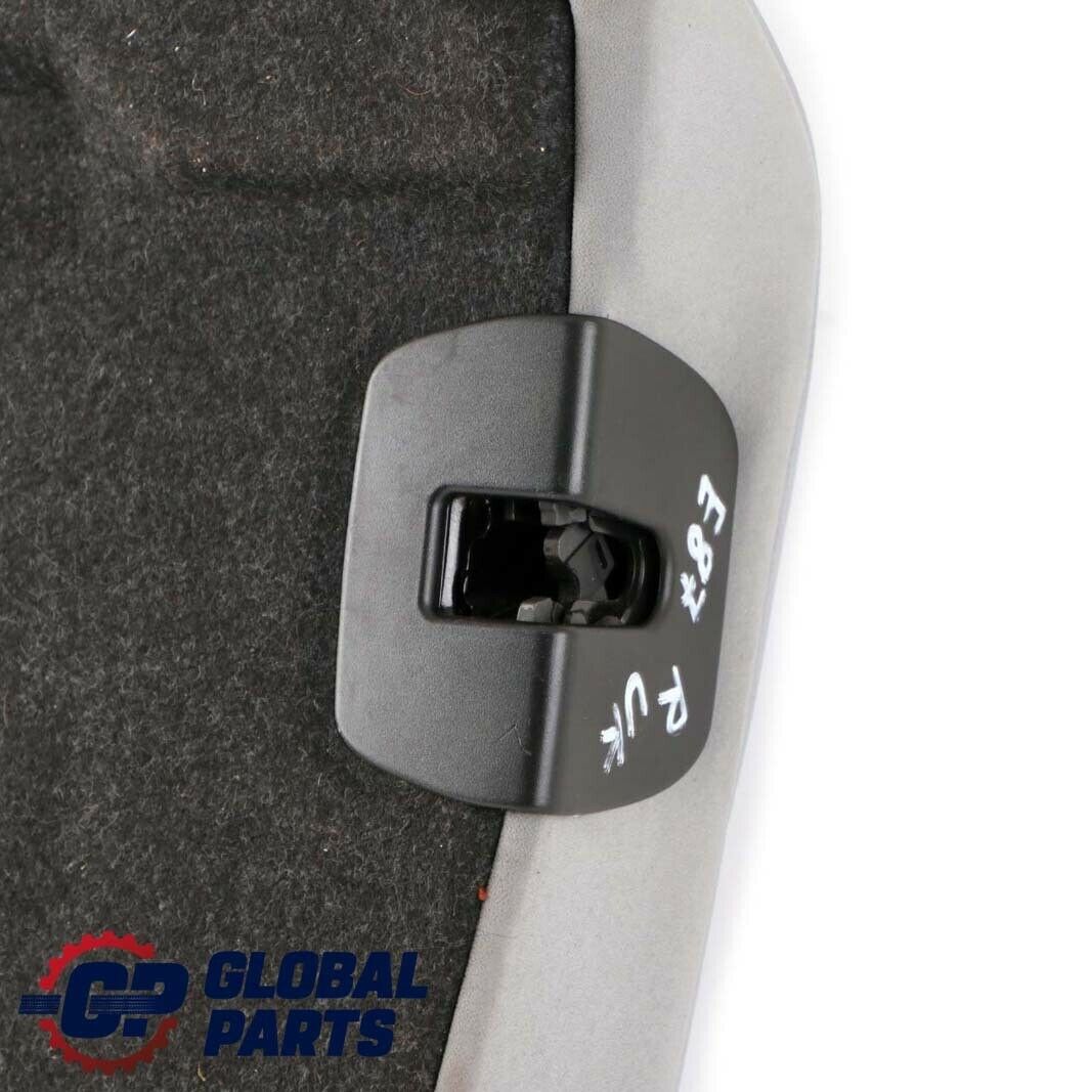 BMW 1 Series E87 Rear Seat Cover Leather Backrest Right O/S Alaskagrau Grey