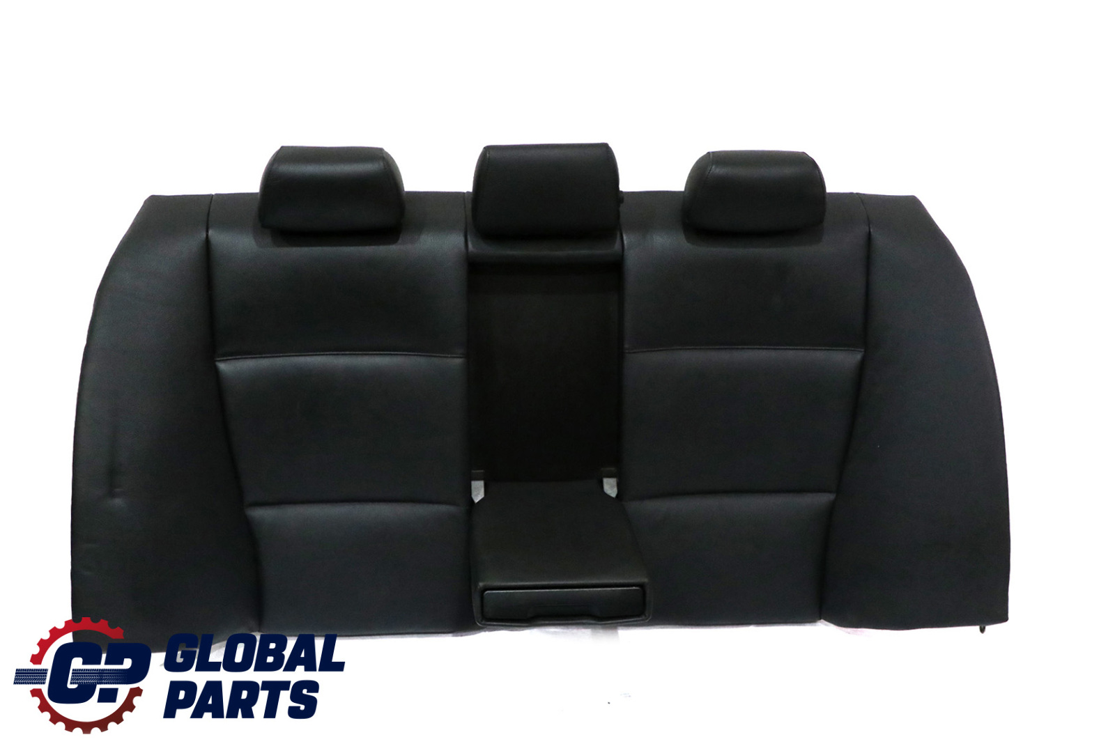 BMW 3 Series E90 Black Leather Schwarz Cover Backrest Rear Seat Couch