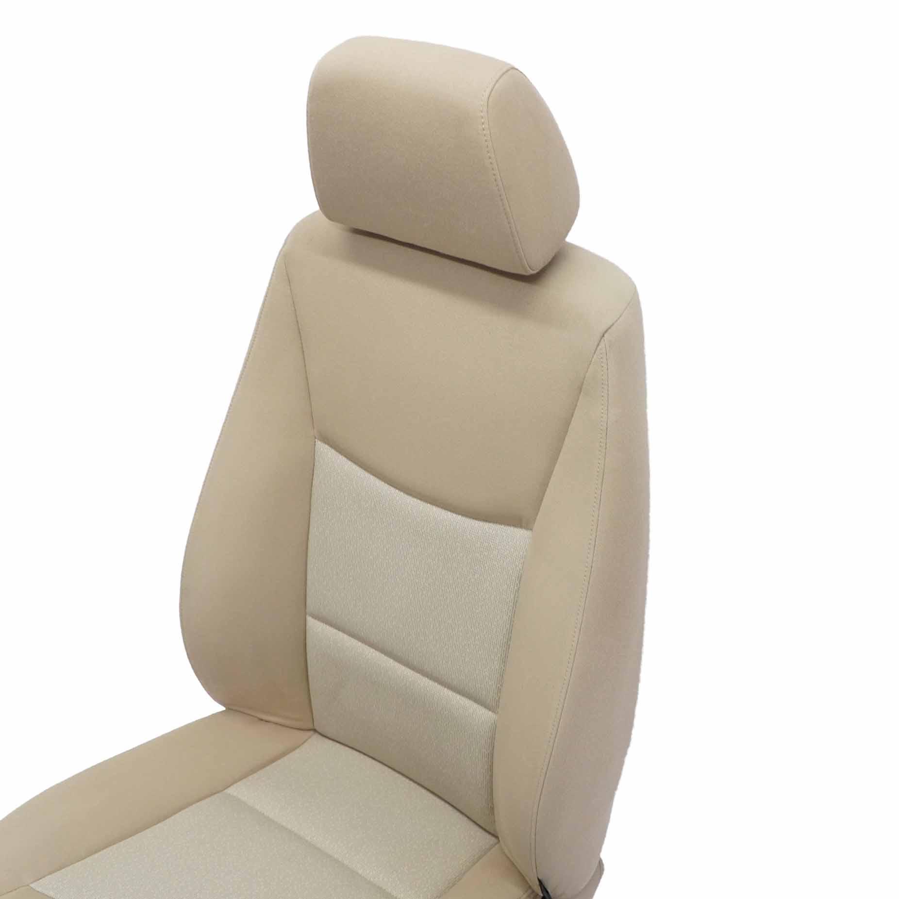 £BMW 3 SERIES E90 E91 Cloth Fabric Interior Front Left N/S Side Seat Beige