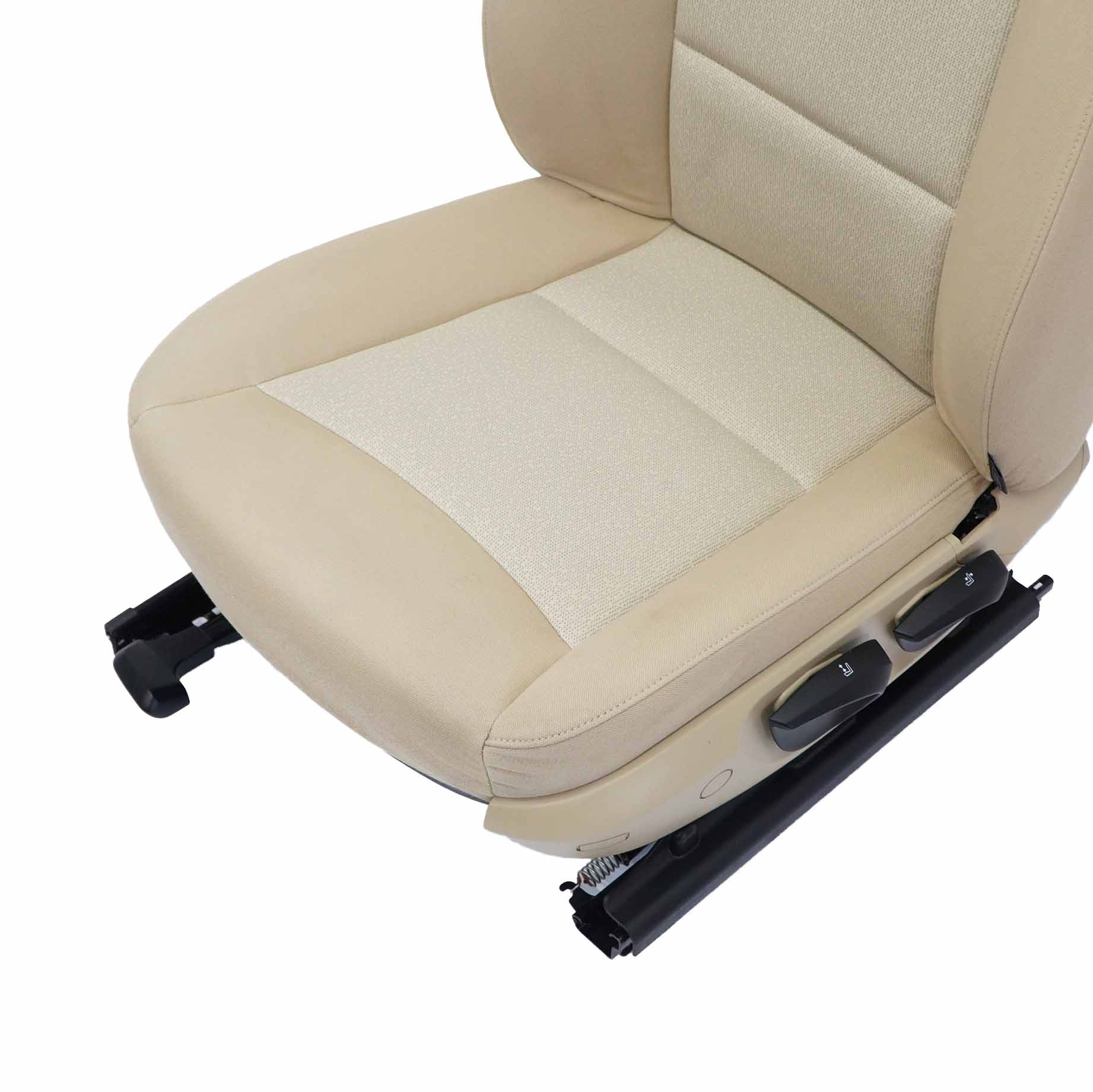 £BMW 3 SERIES E90 E91 Cloth Fabric Interior Front Left N/S Side Seat Beige