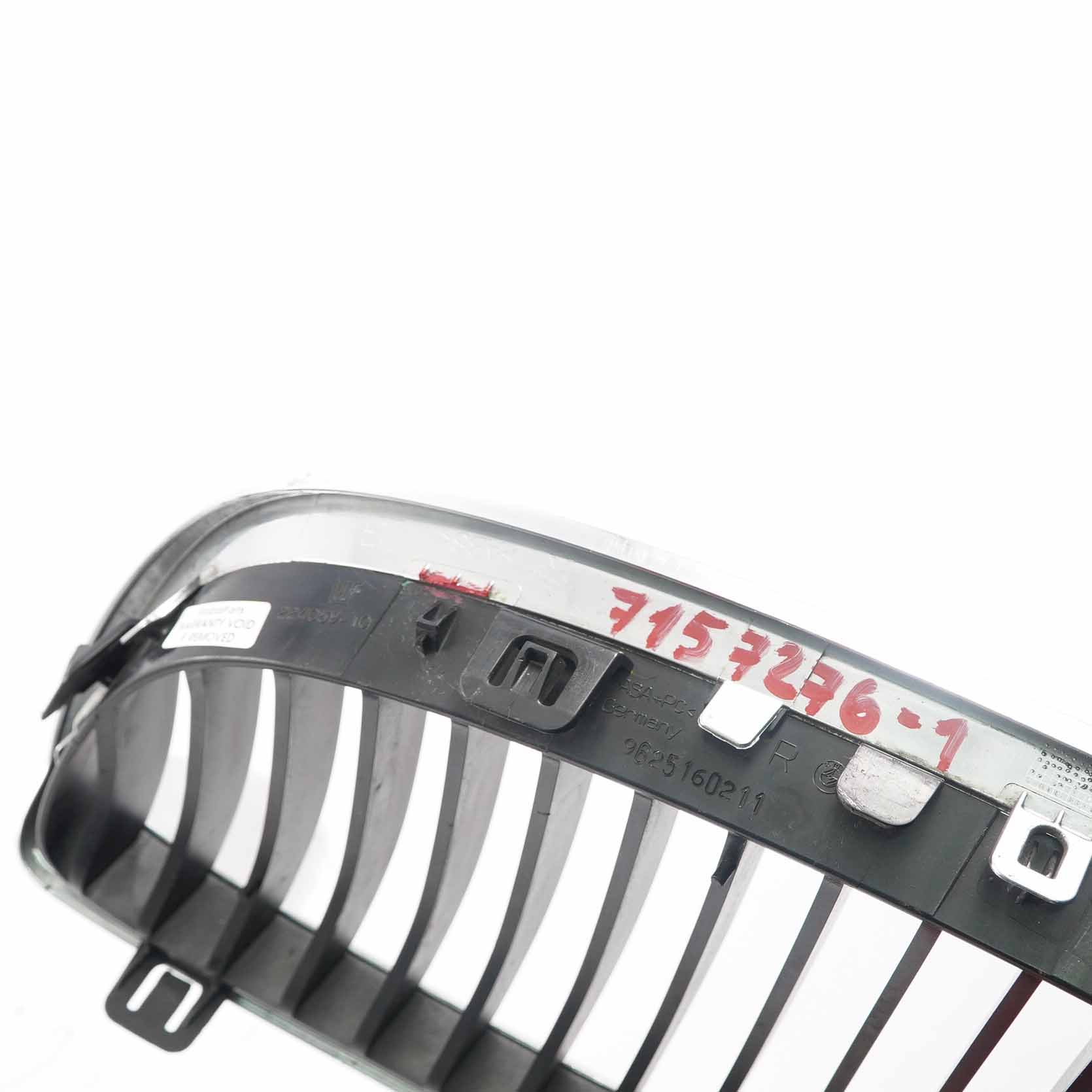 BMW E92 E93 Cadre de grille droite O/S Chrome 7157276