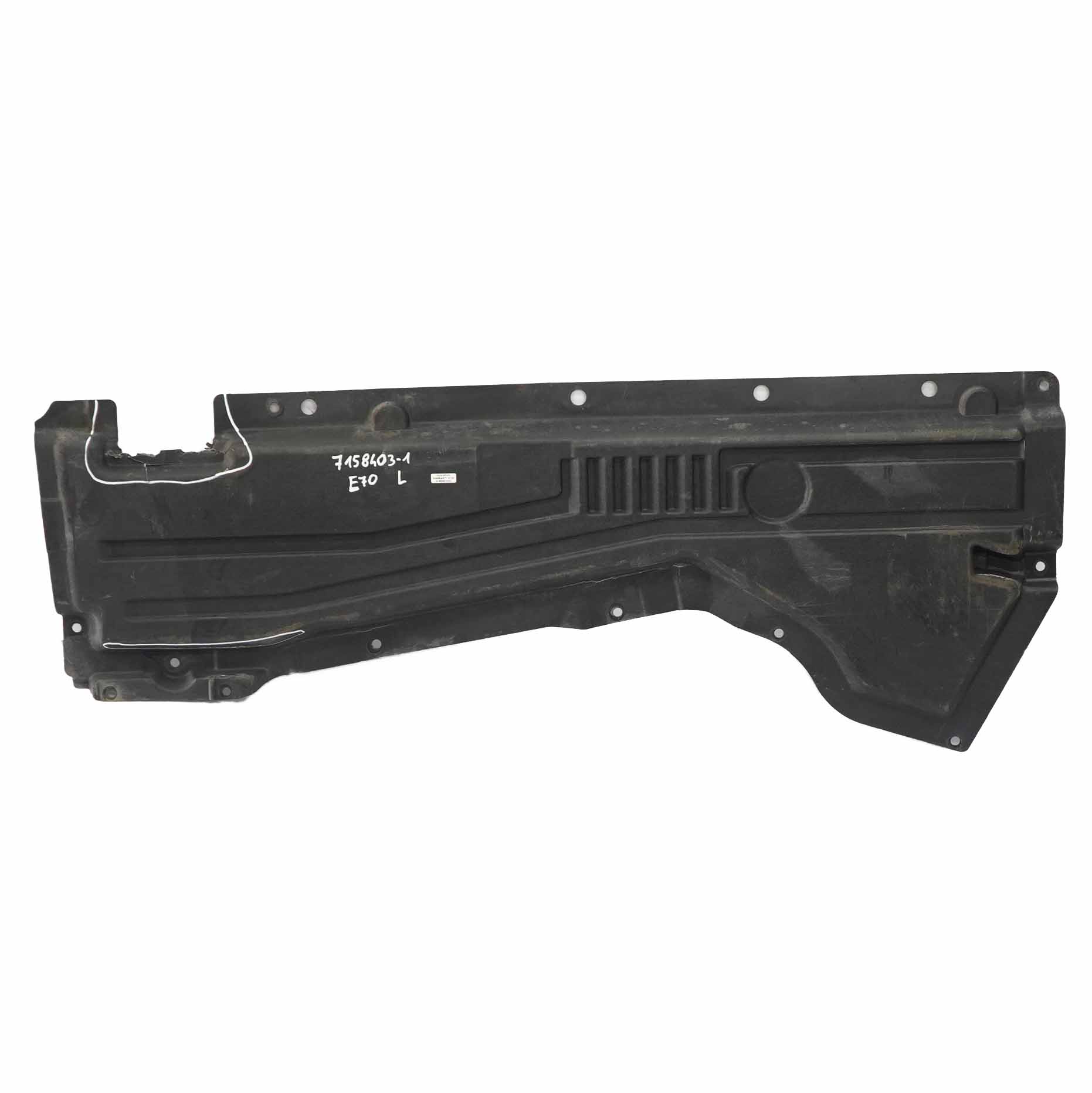 BMW X5 E70 Couverture de support de bas de caisse gauche 7158403