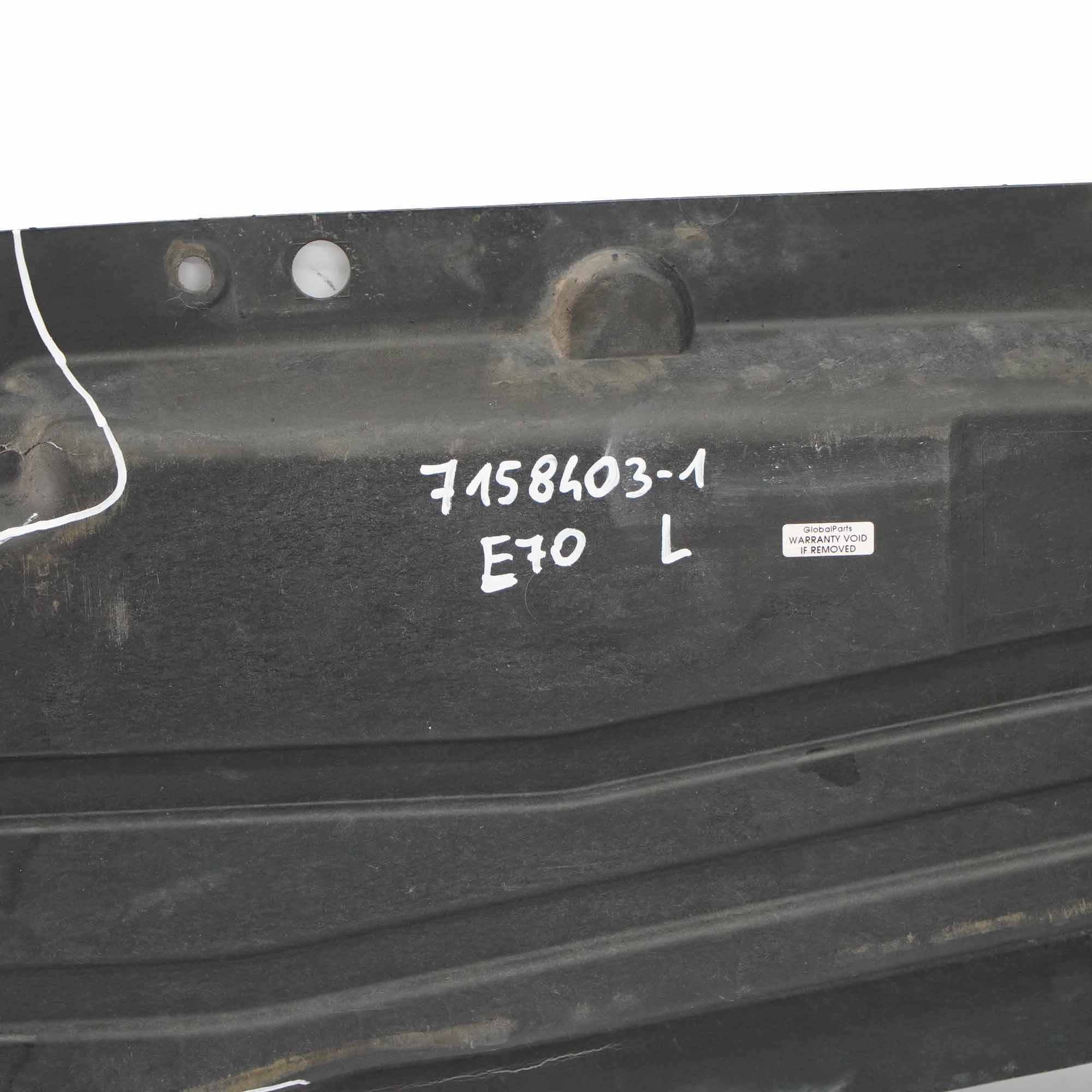 BMW X5 E70 Couverture de support de bas de caisse gauche 7158403