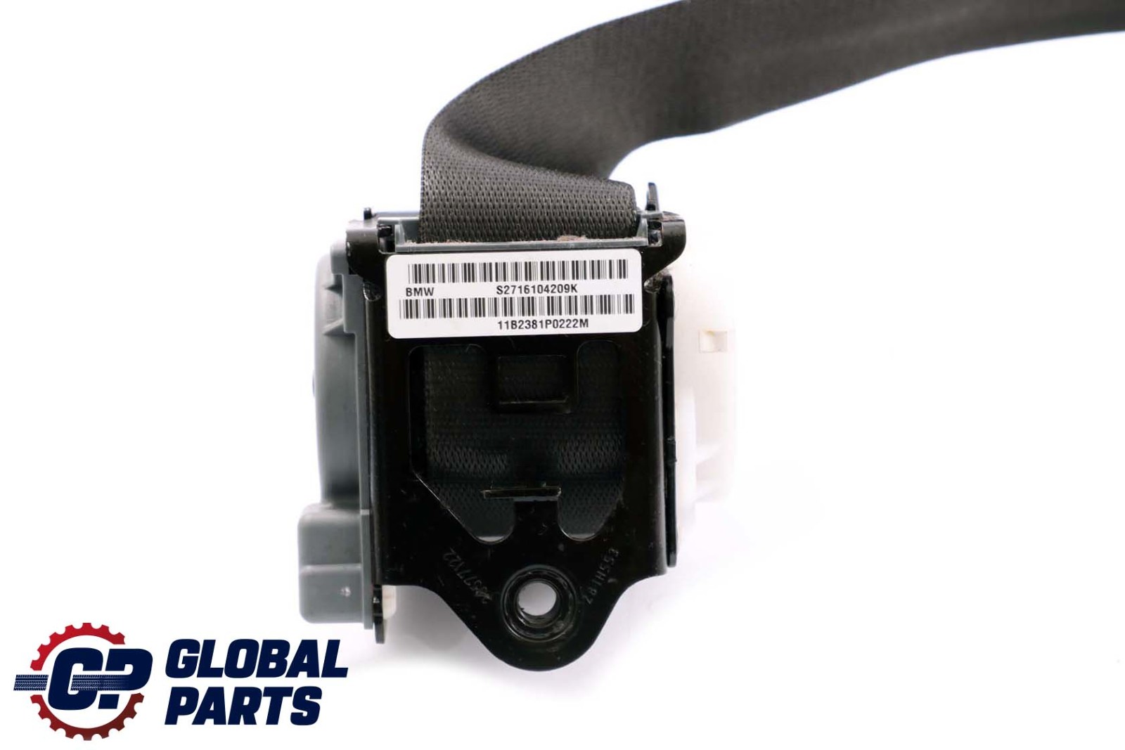 BMW E70 E71 Ceinture supérieure de siège avant droite Noir 7161042