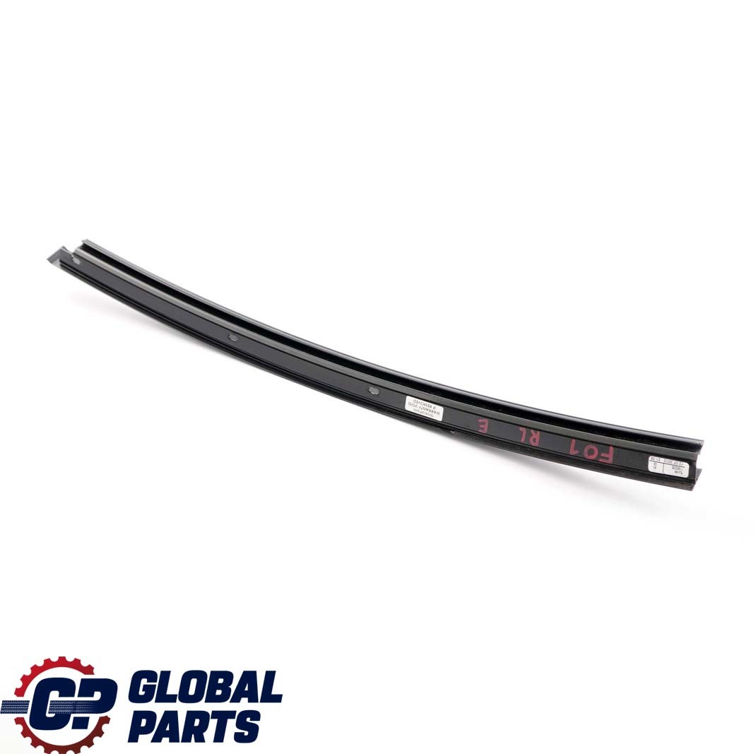 BMW 7 F01 F02 Couverture Barre de Guidage Fenetre Links Noir Brillant Arriere