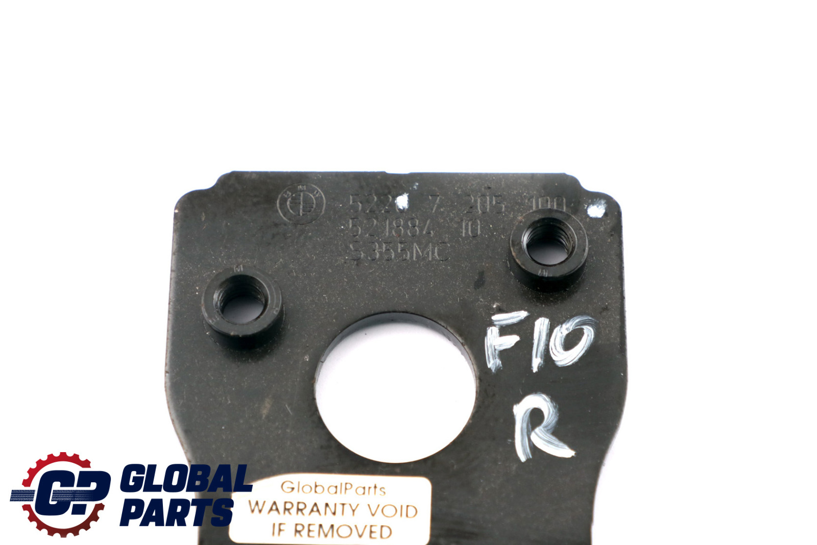 BMW 5 F10 Support de fixation de dossier Siège arrière droit 7205100