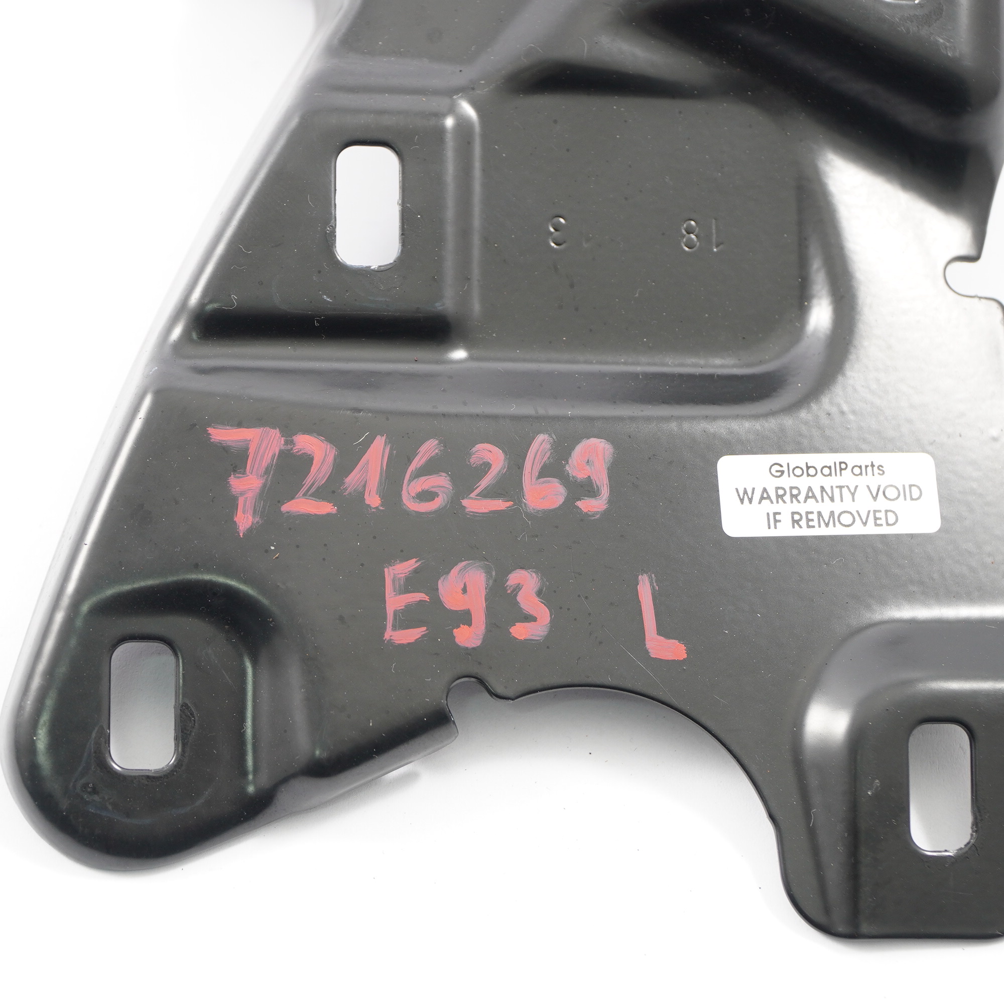 BMW E93 LCI Support de compartiment gauche Support supérieur pliable 7216269