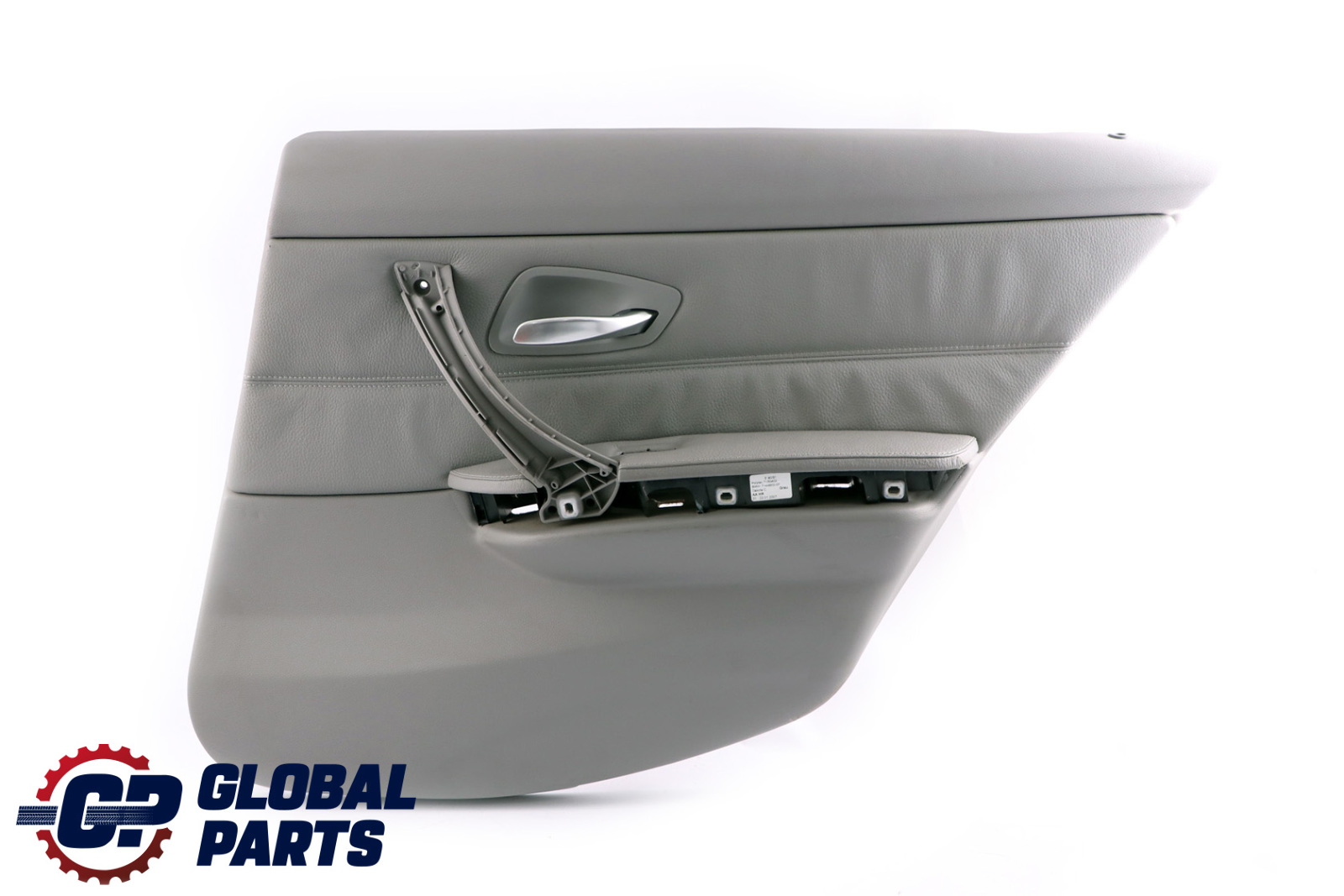 BMW E90 Garniture de Porte Arriere A Droite Cuir Dakota Gris 7217582