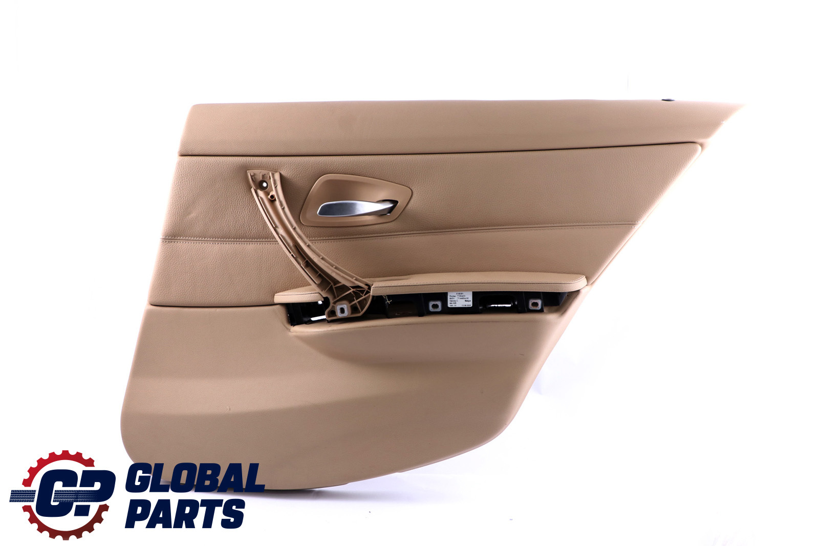 BMW 3 Serie E90 E91 Garniture de Porte Arriere Droite Beige Cuir