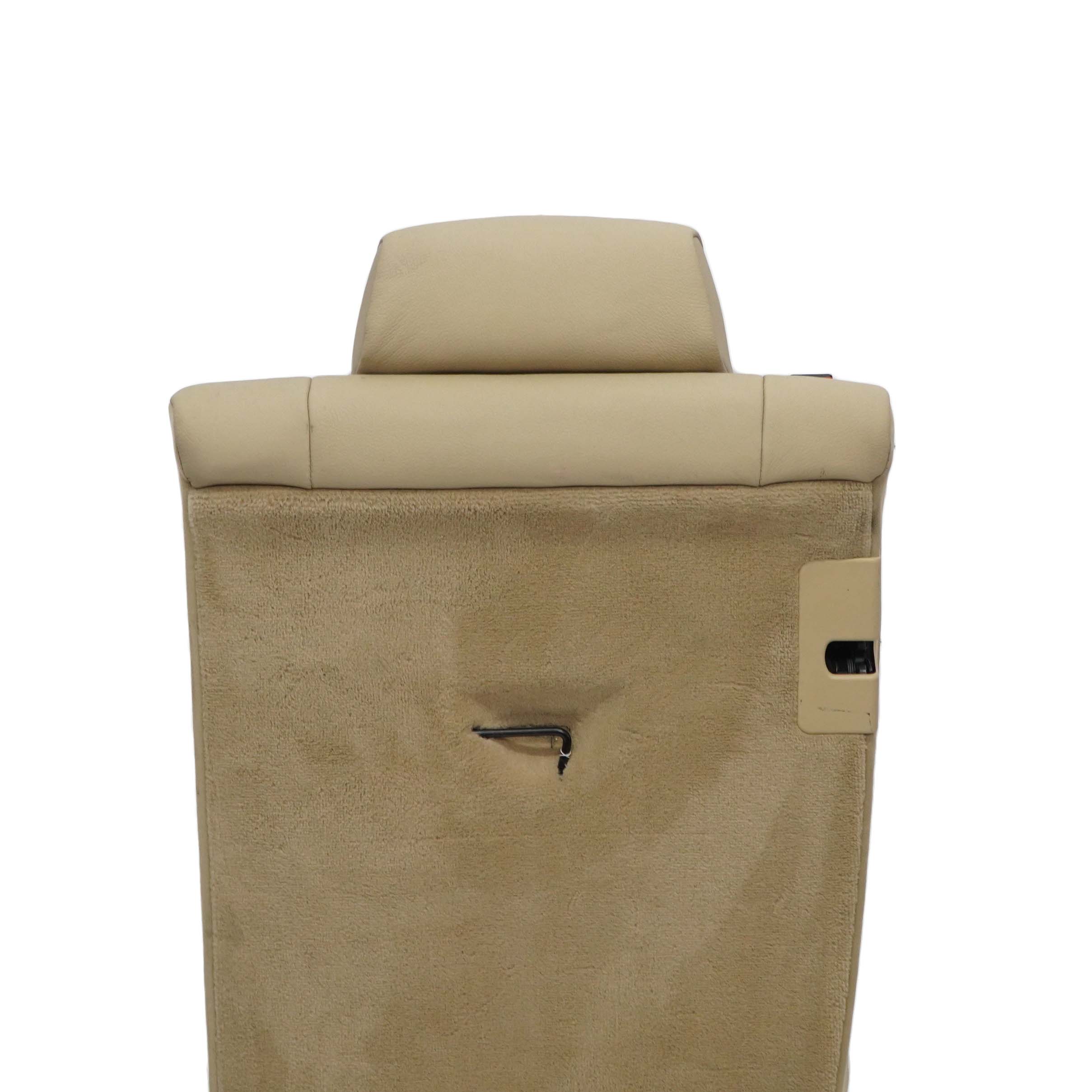 BMW X5 E70 Rear Seat Right O/S Backrest Armrest Beige Leather Nevada