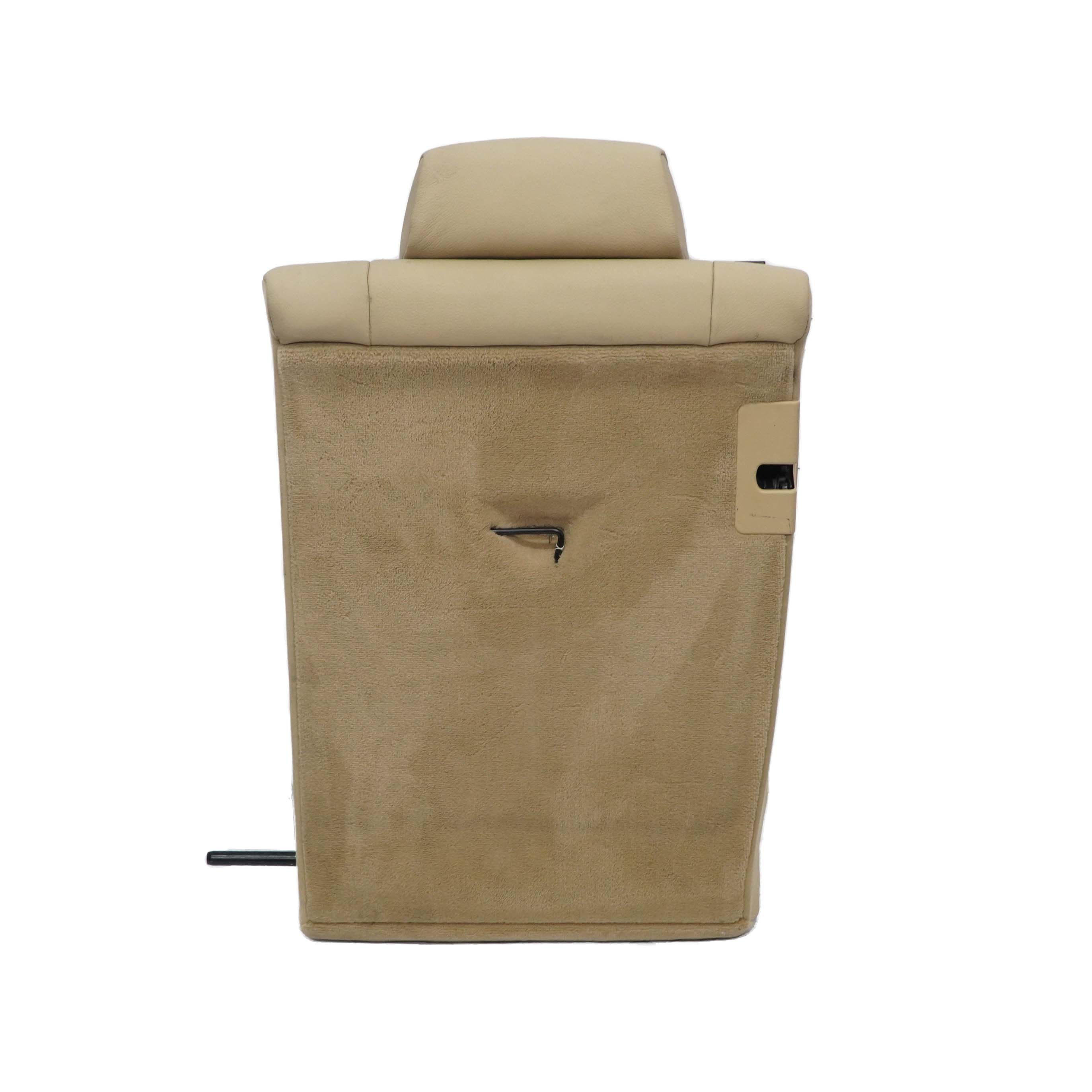 BMW X5 E70 Rear Seat Right O/S Backrest Armrest Beige Leather Nevada