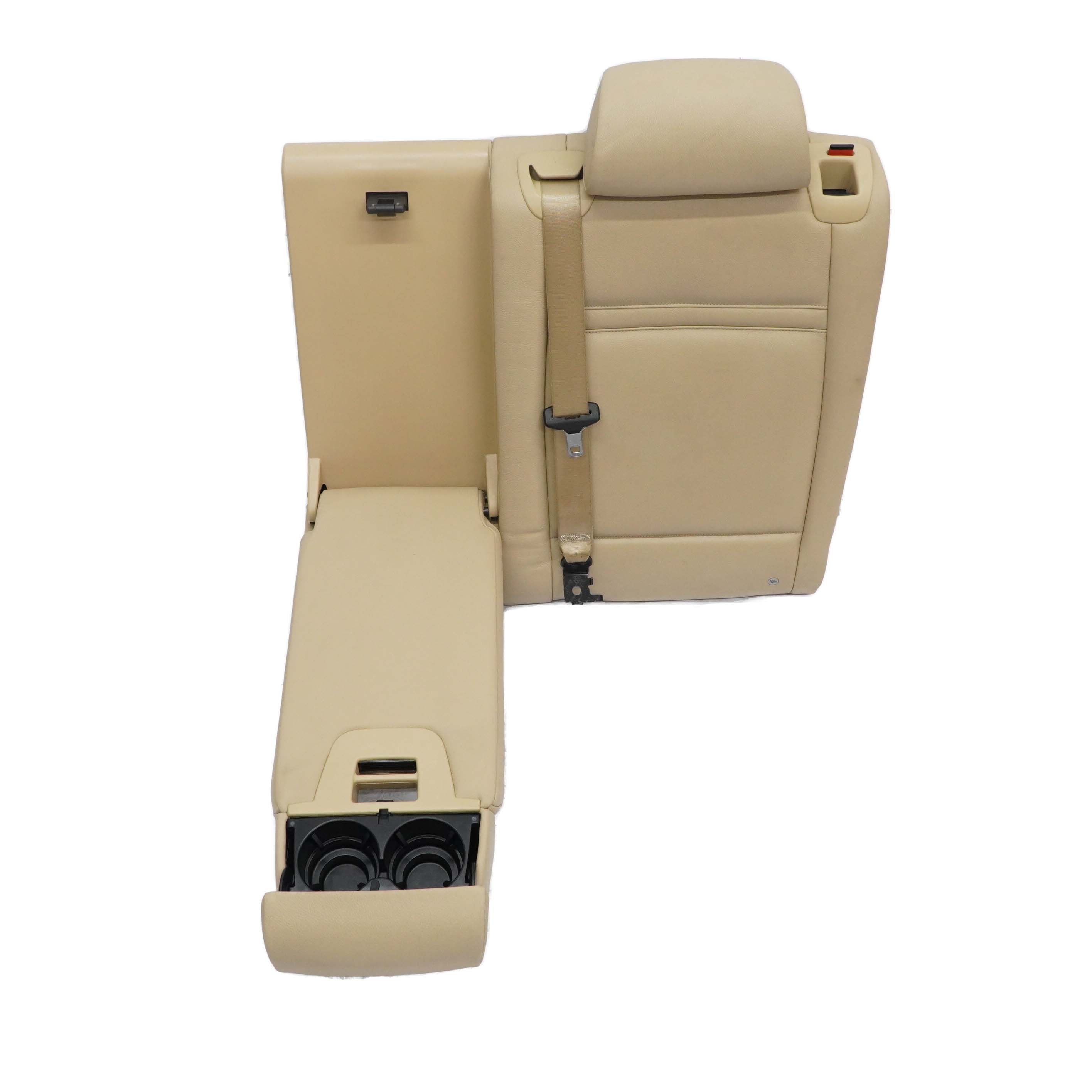 BMW X5 E70 Rear Seat Left N/S Backrest Armrest Beige Leather Nevada