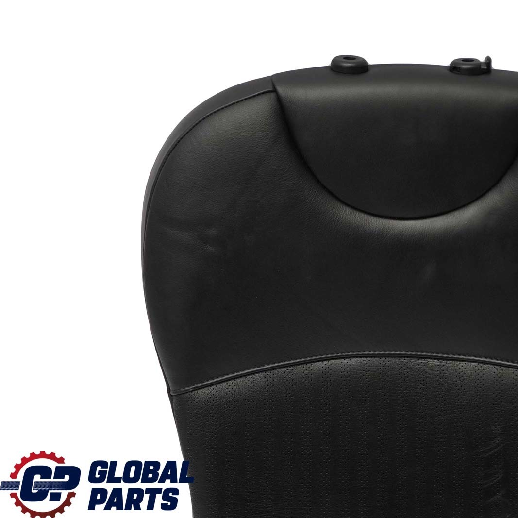 Mini Cooper One R56 Rear Right O/S Seat Backrest Black Leather Punch