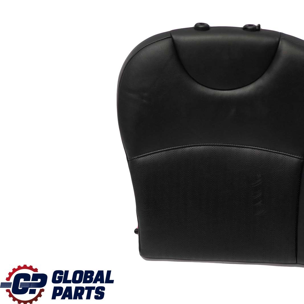 Mini Cooper One R56 Rear Right O/S Seat Backrest Black Leather Punch