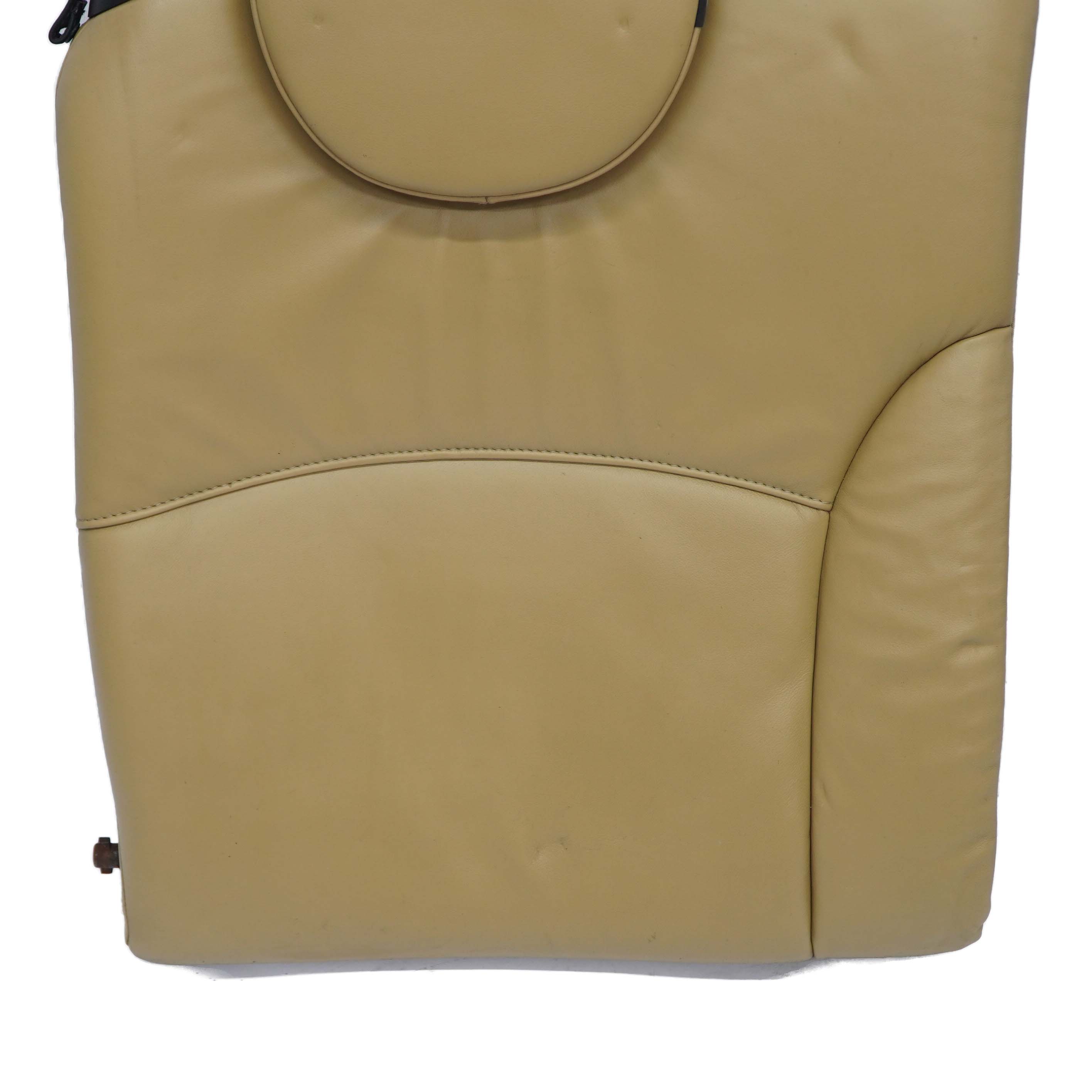 Mini Cooper One R57 Cabrio Rear Right O/S Tuscan Beige Leather Backrest Seat