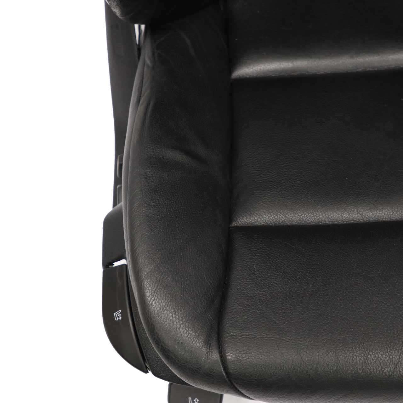 BMW F10 F11 LCI Heated Front Right O/S Seat Leather Dakota Black 