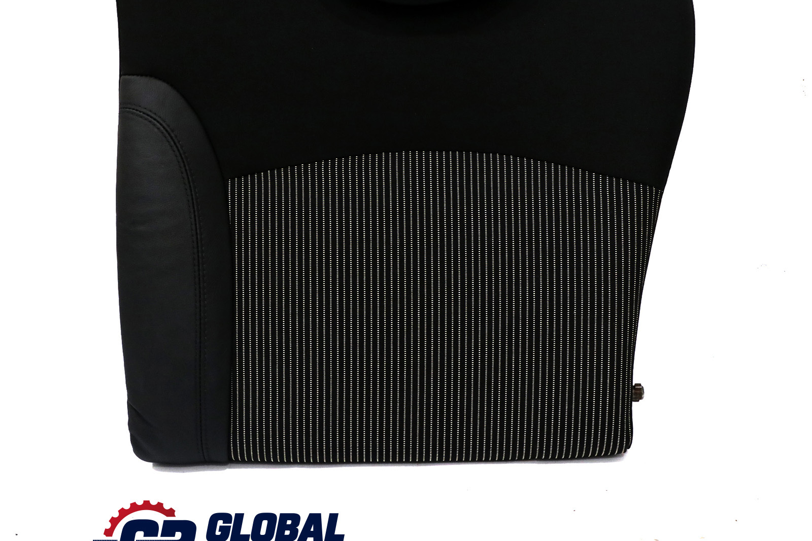 Mini Cooper R56 Rear Left N/S Seat Backrest Cloth / Leather Carbon Black