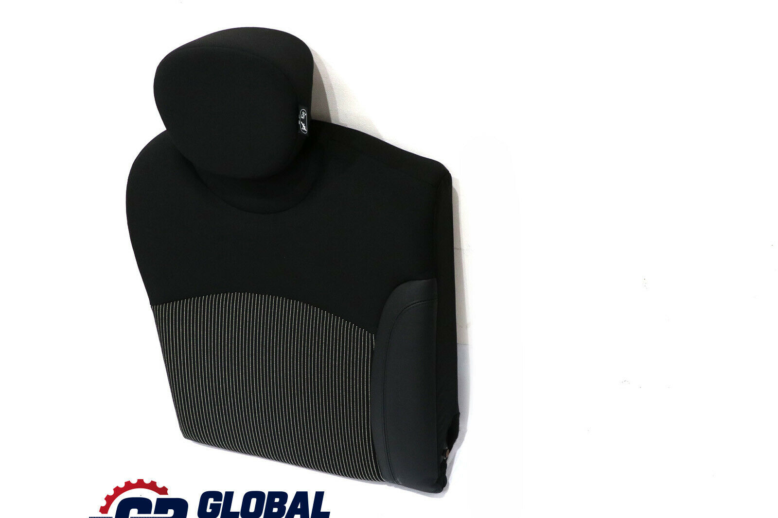 BMW MINI Cooper R56 Rear Right O/S Seat Backrest Cloth / Leather Carbon Black