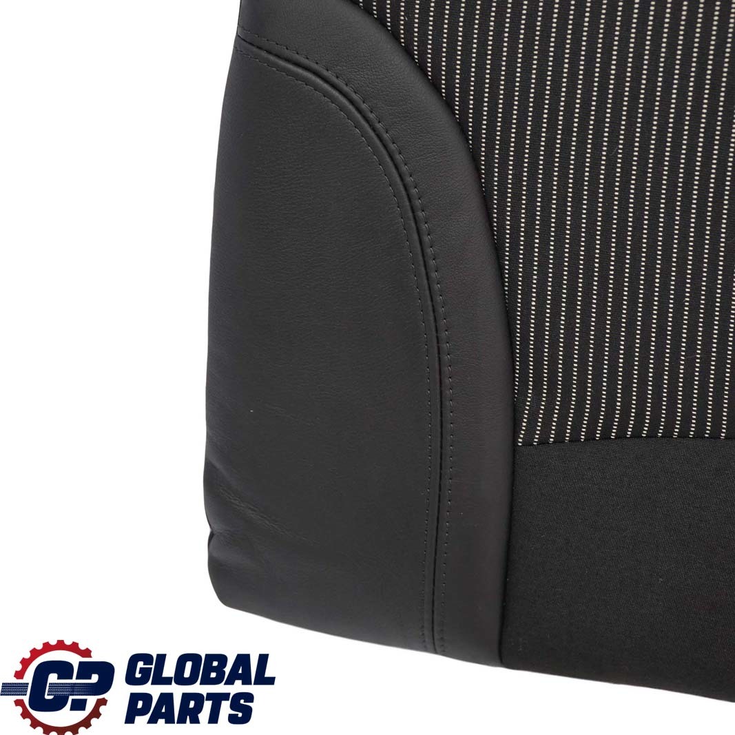 BMW Mini Clubman R55 1 Rear Left N/S Cloth Leather Seat Cushion Backrest Black