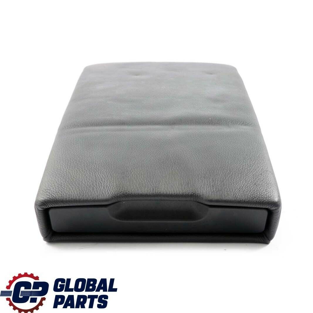 BMW 3 Series E90 E91 E92 Rear Seat Middle Armrest Leather Black 7246449