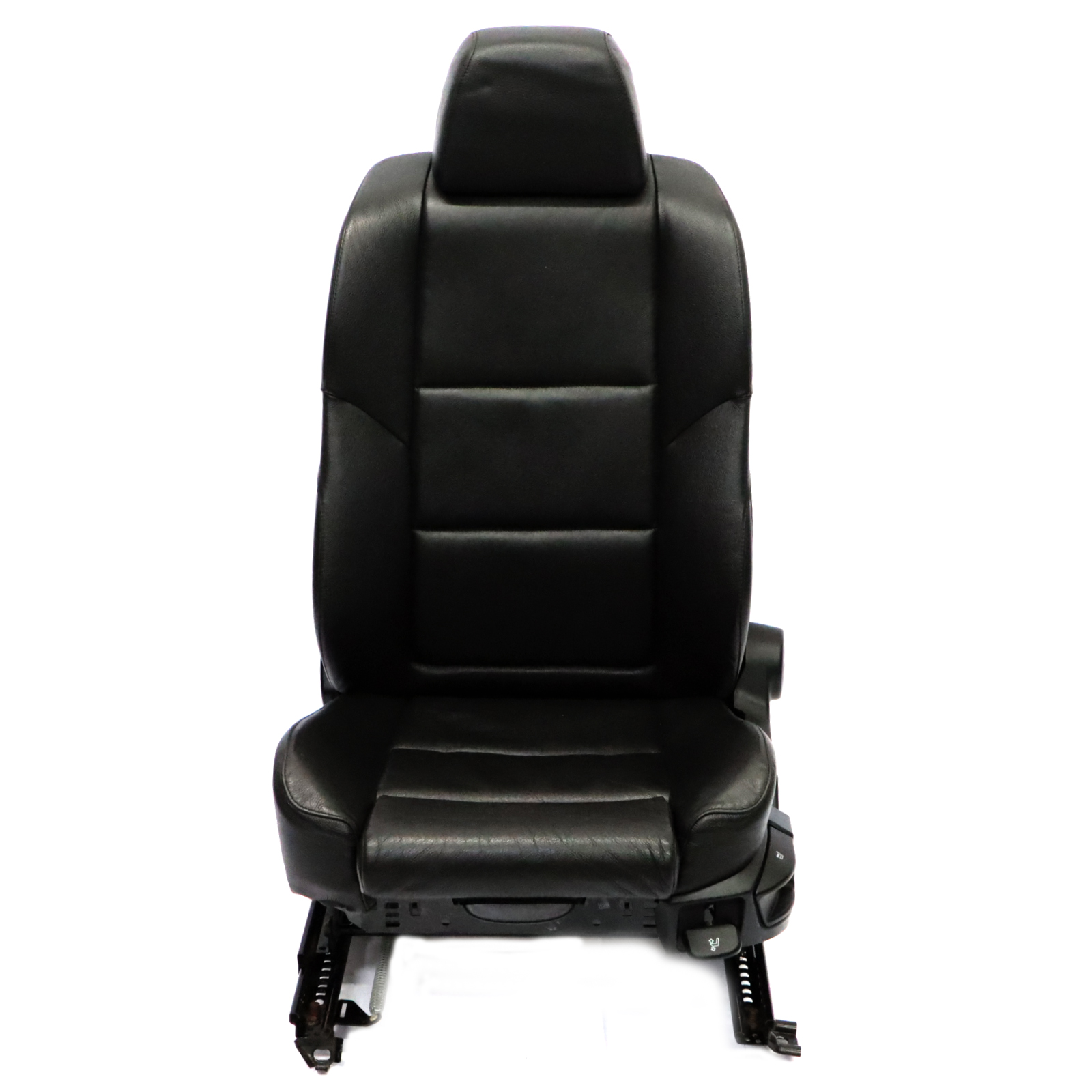 BMW E60 E61 M Sport Front Left N/S Seat Black Leather Dakota Interior