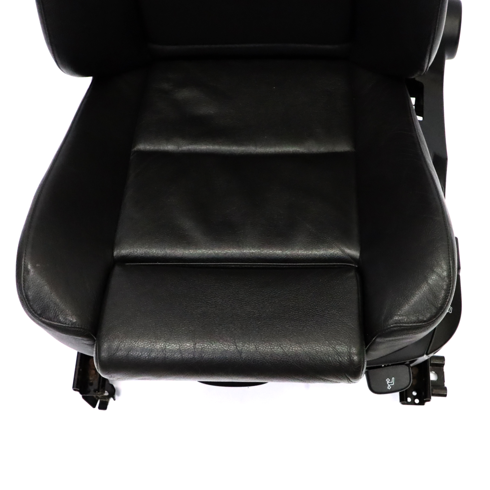 BMW E60 E61 M Sport Front Left N/S Seat Black Leather Dakota Interior