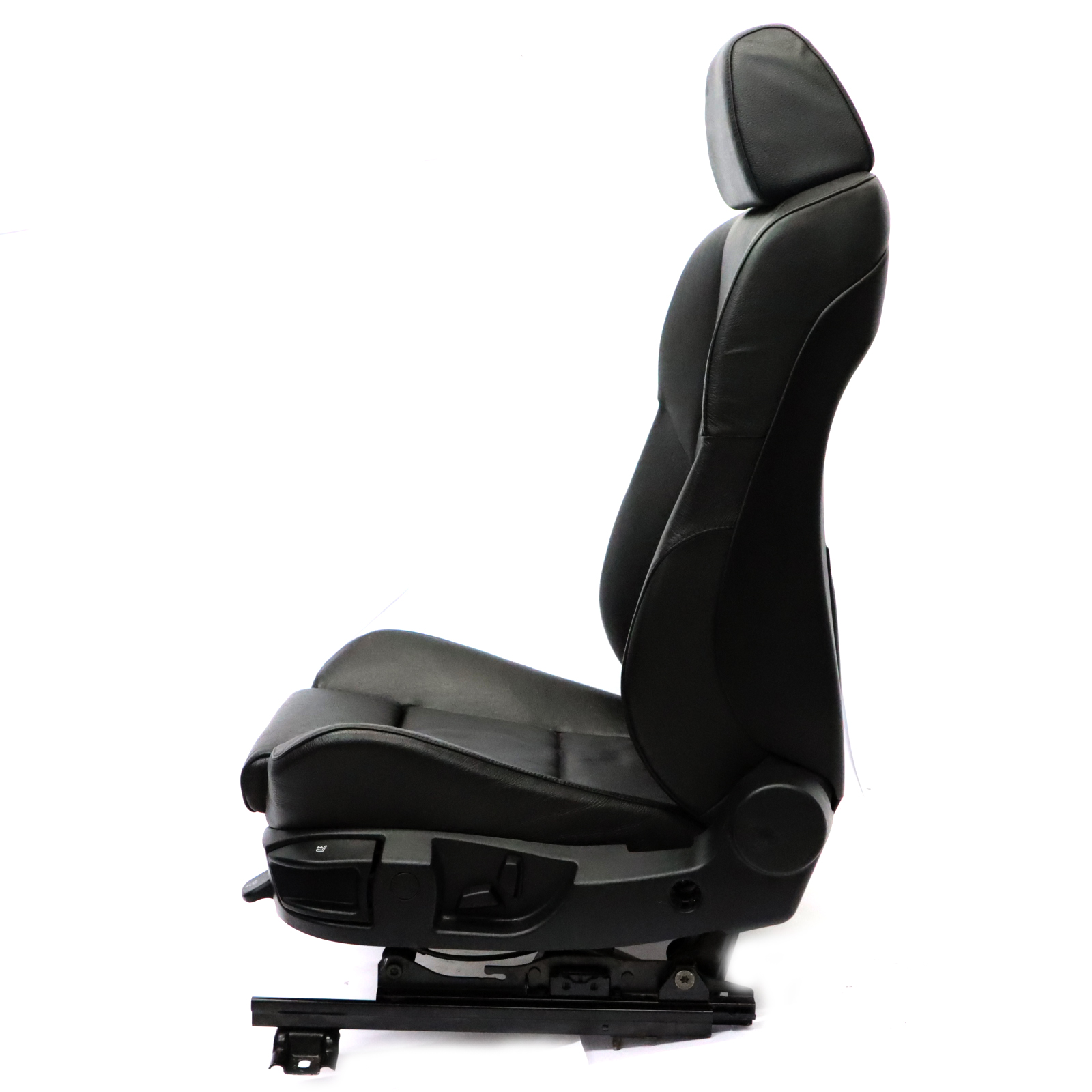 BMW E60 E61 M Sport Front Left N/S Seat Black Leather Dakota Interior