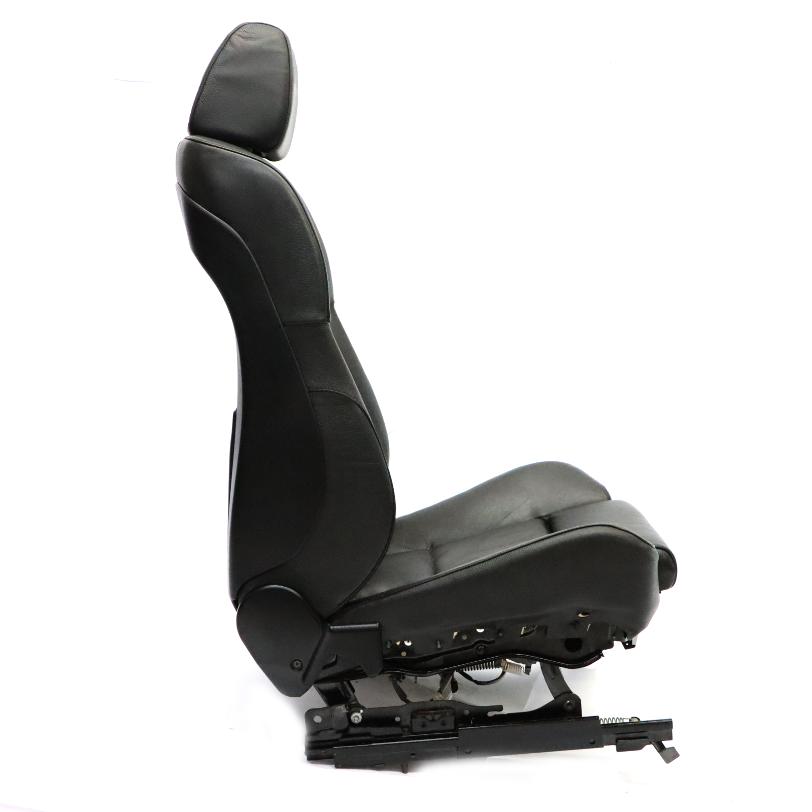 BMW E60 E61 M Sport Front Left N/S Seat Black Leather Dakota Interior