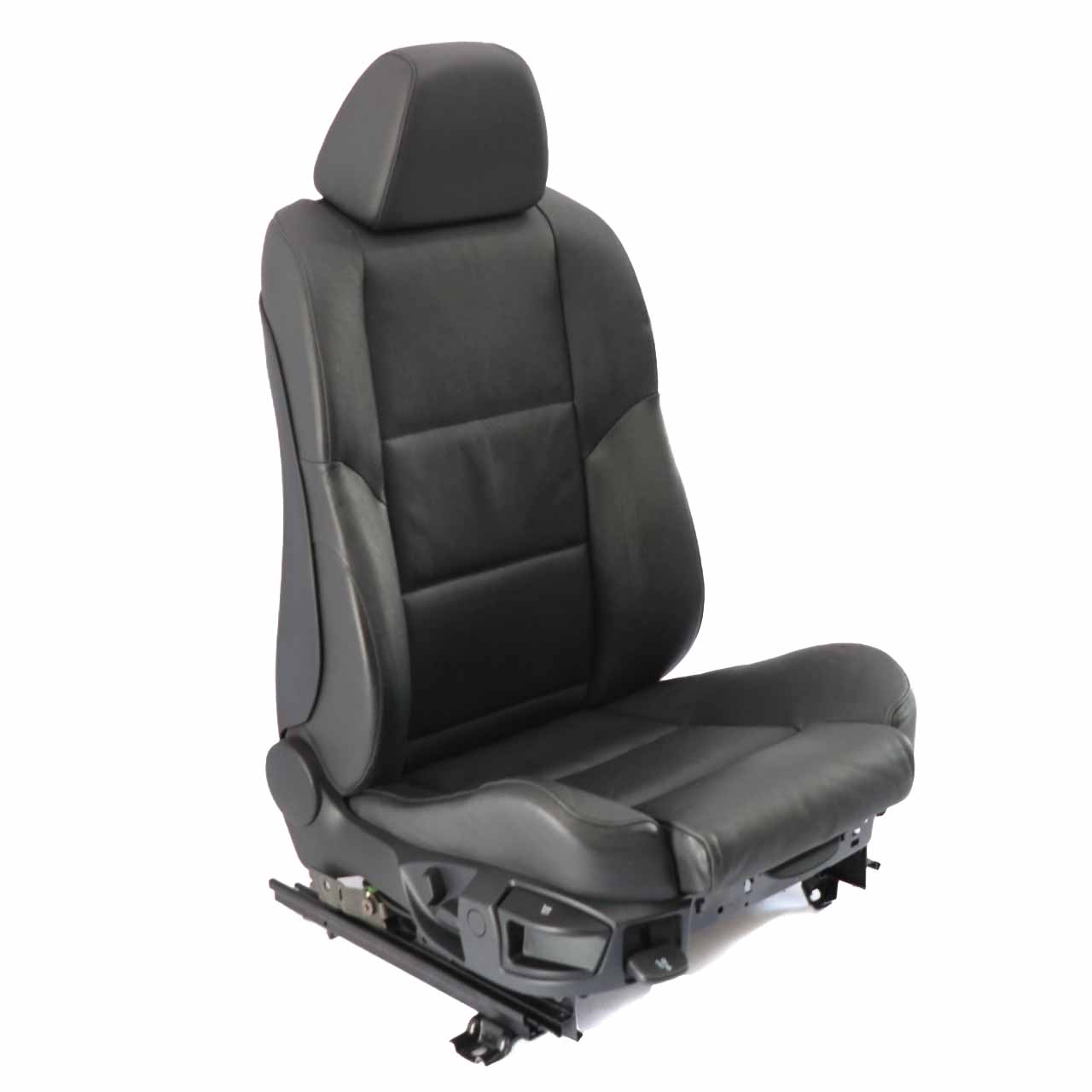 Front Seat BMW E60 E61 M Sport Heated Black Leather Dakota Right O/S