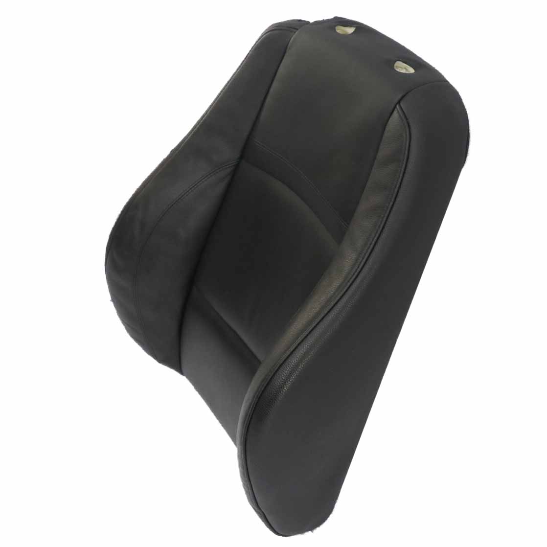 BMW E92 Seat Backrest Front Right O/S Heated Seat Cover Black Leather Dakota