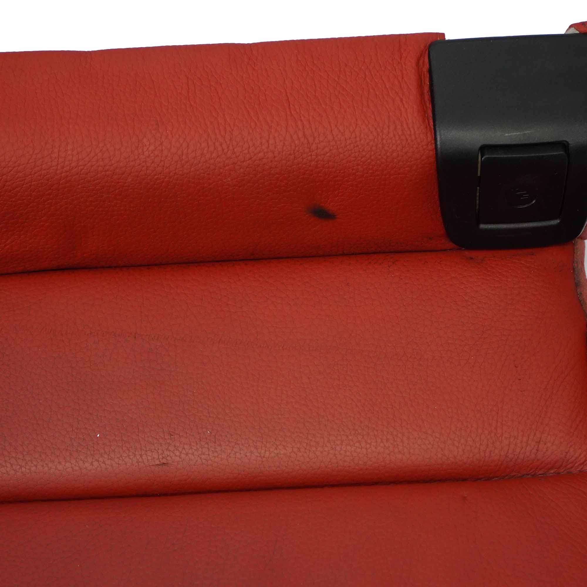 Rear Seat BMW E93 Cabrio Convertible Right O/S Cover Couch Leather Red