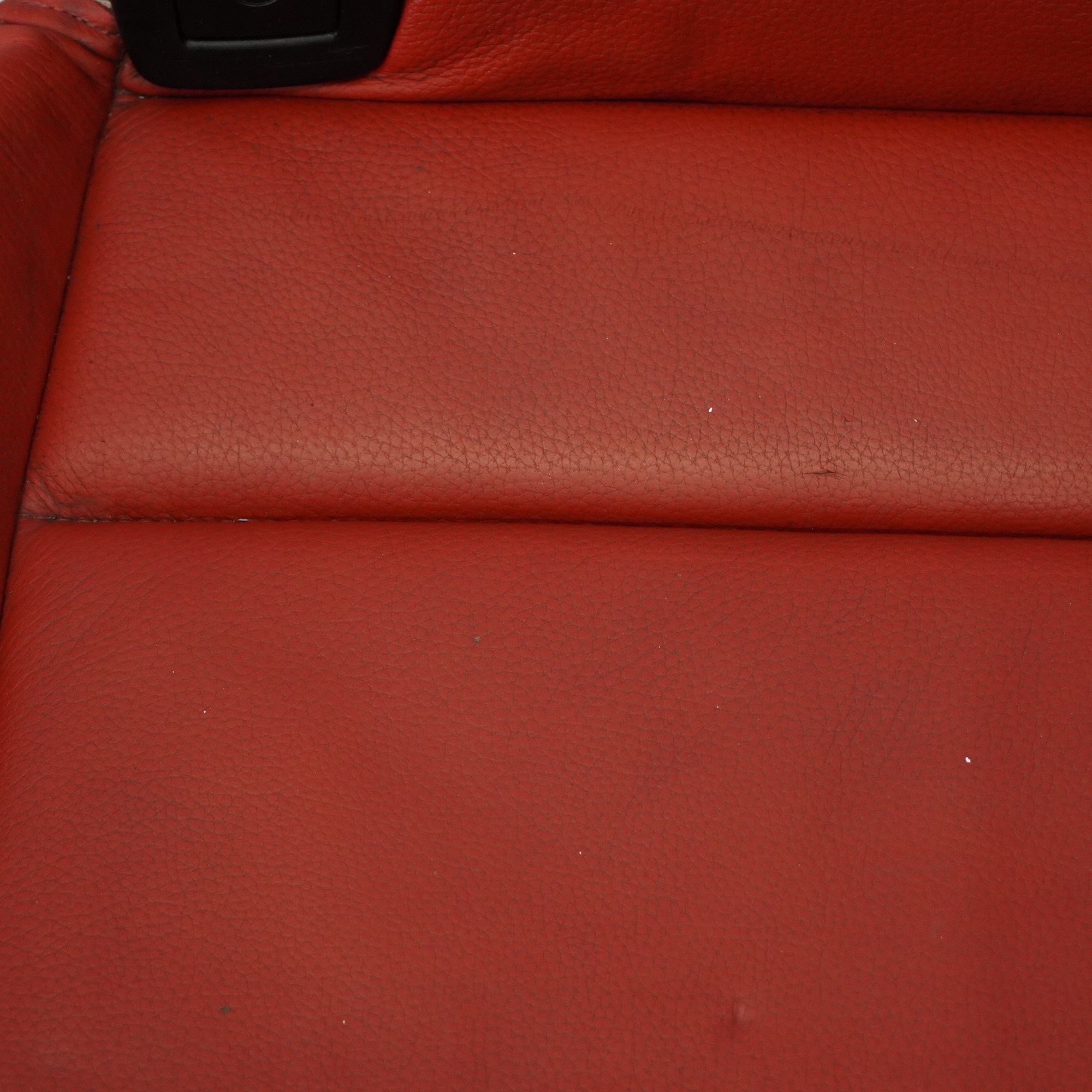 Rear Seat BMW E93 Cabrio Convertible Right O/S Cover Couch Leather Red