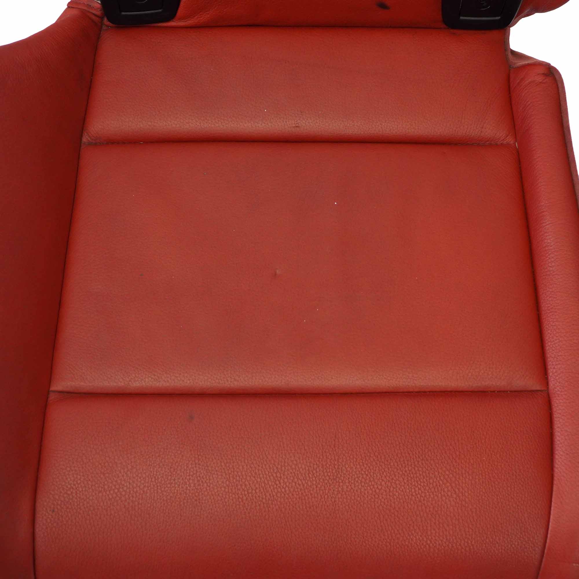 Rear Seat BMW E93 Cabrio Convertible Right O/S Cover Couch Leather Red