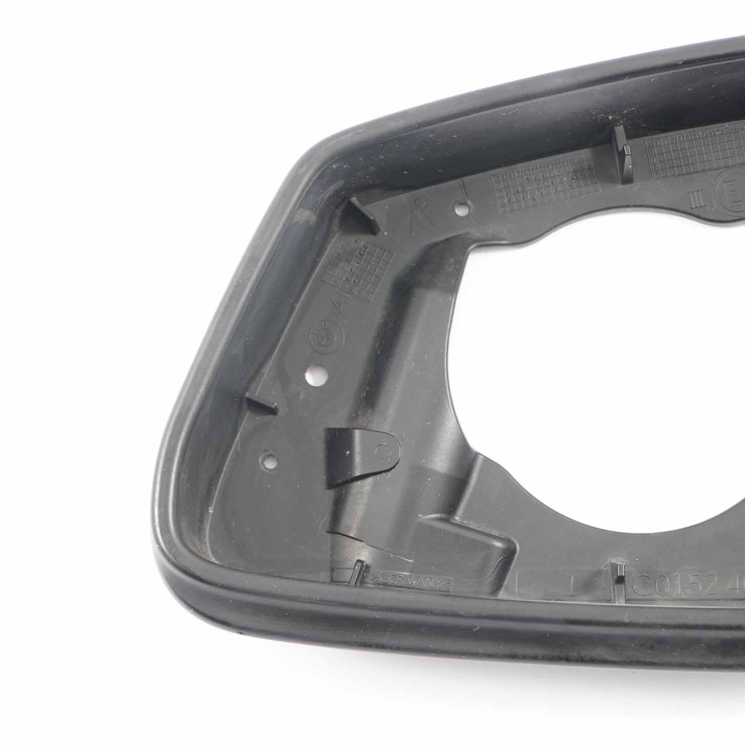 Anneau de rétroviseur BMW F10 F11 Support gauche extérieur Noir 7266027