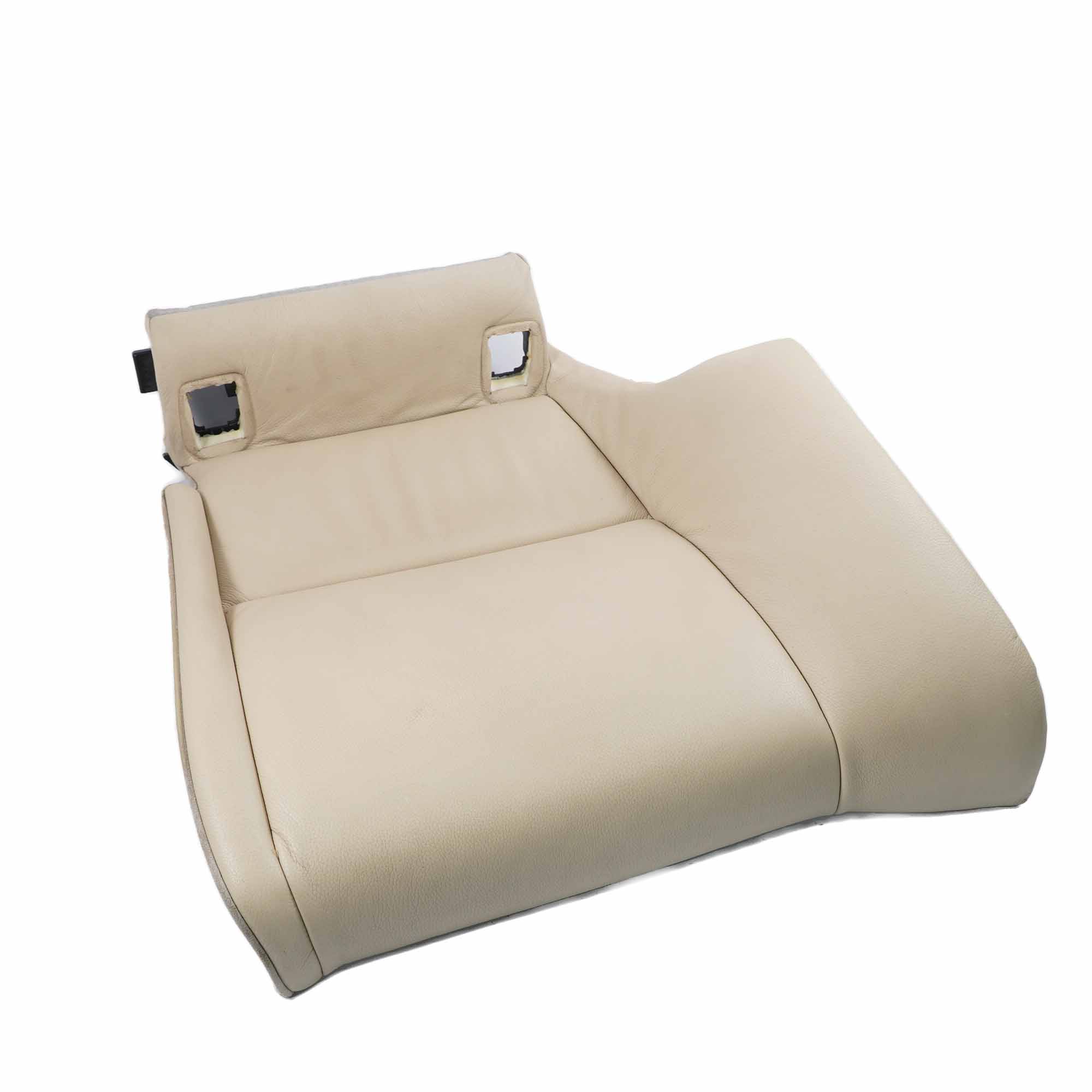 BMW E92 Rear Seat Bench Left N/S Couch Cover Cream Beige Leather Dakota