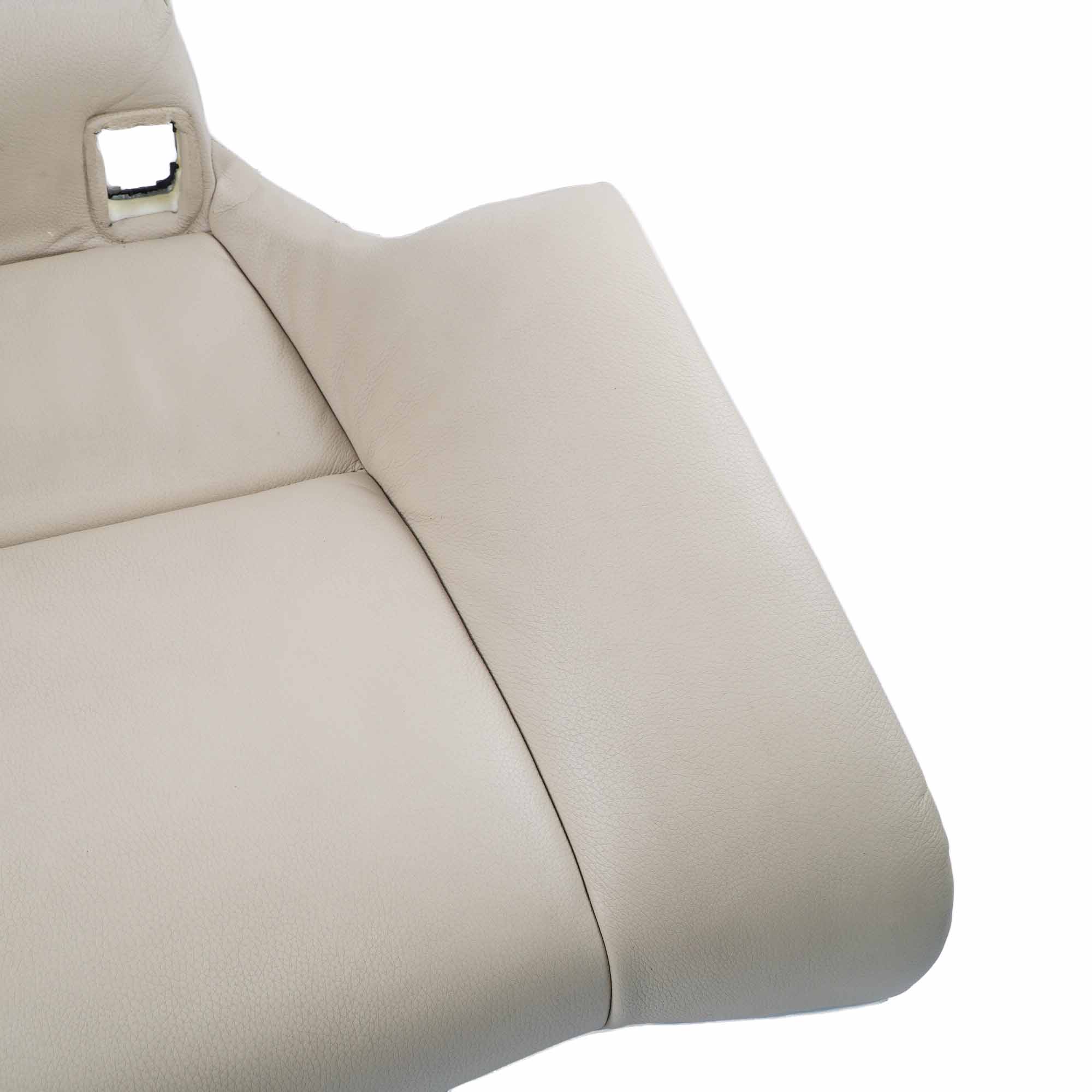 BMW E92 Rear Seat Bench Left N/S Couch Cover Cream Beige Leather Dakota