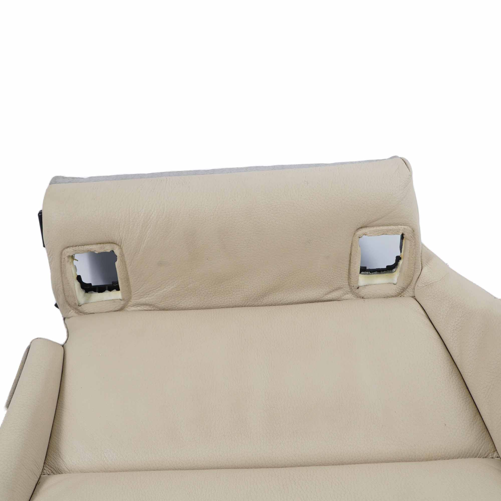 BMW E92 Rear Seat Bench Left N/S Couch Cover Cream Beige Leather Dakota