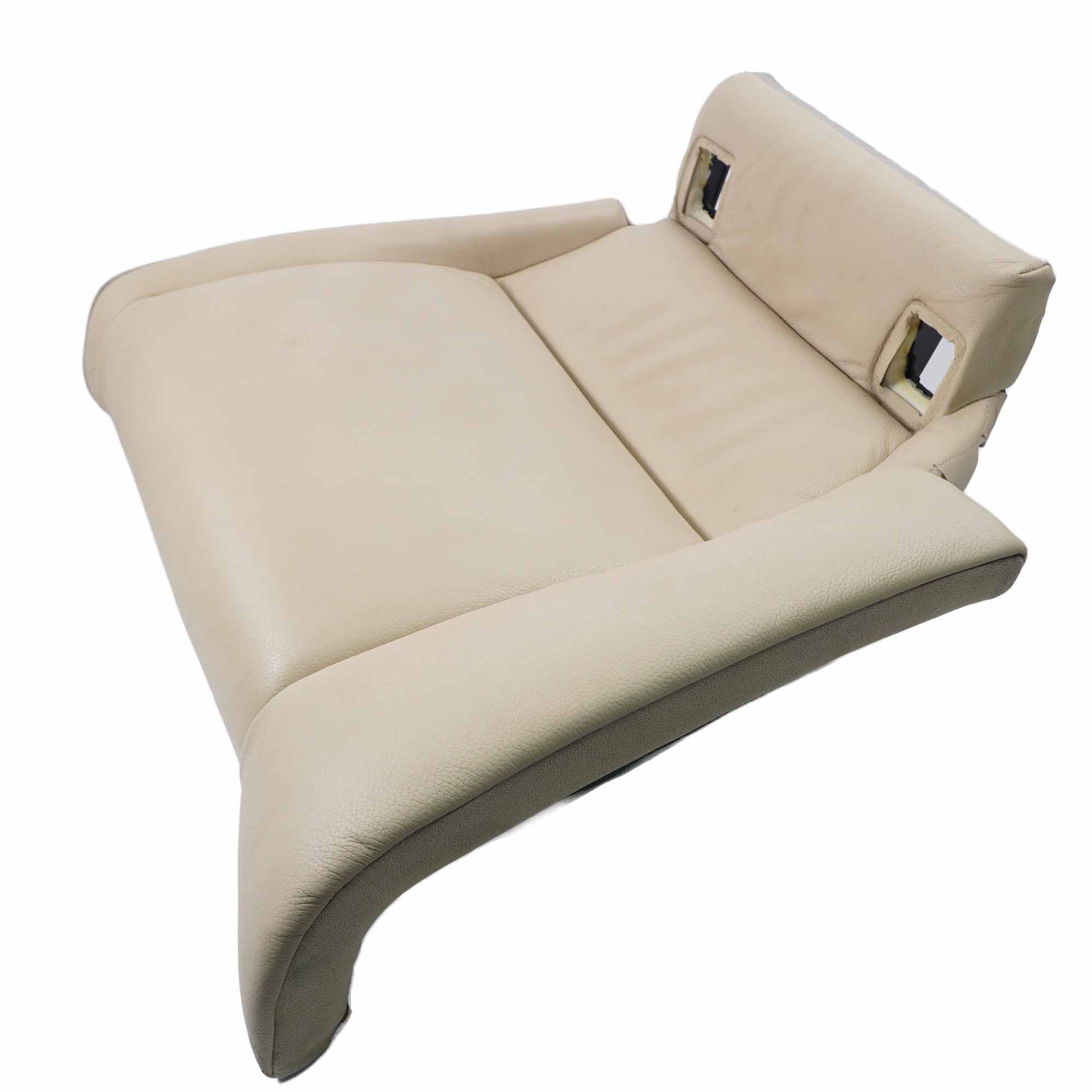 BMW E92 Rear Seat Bench Left N/S Couch Cover Cream Beige Leather Dakota