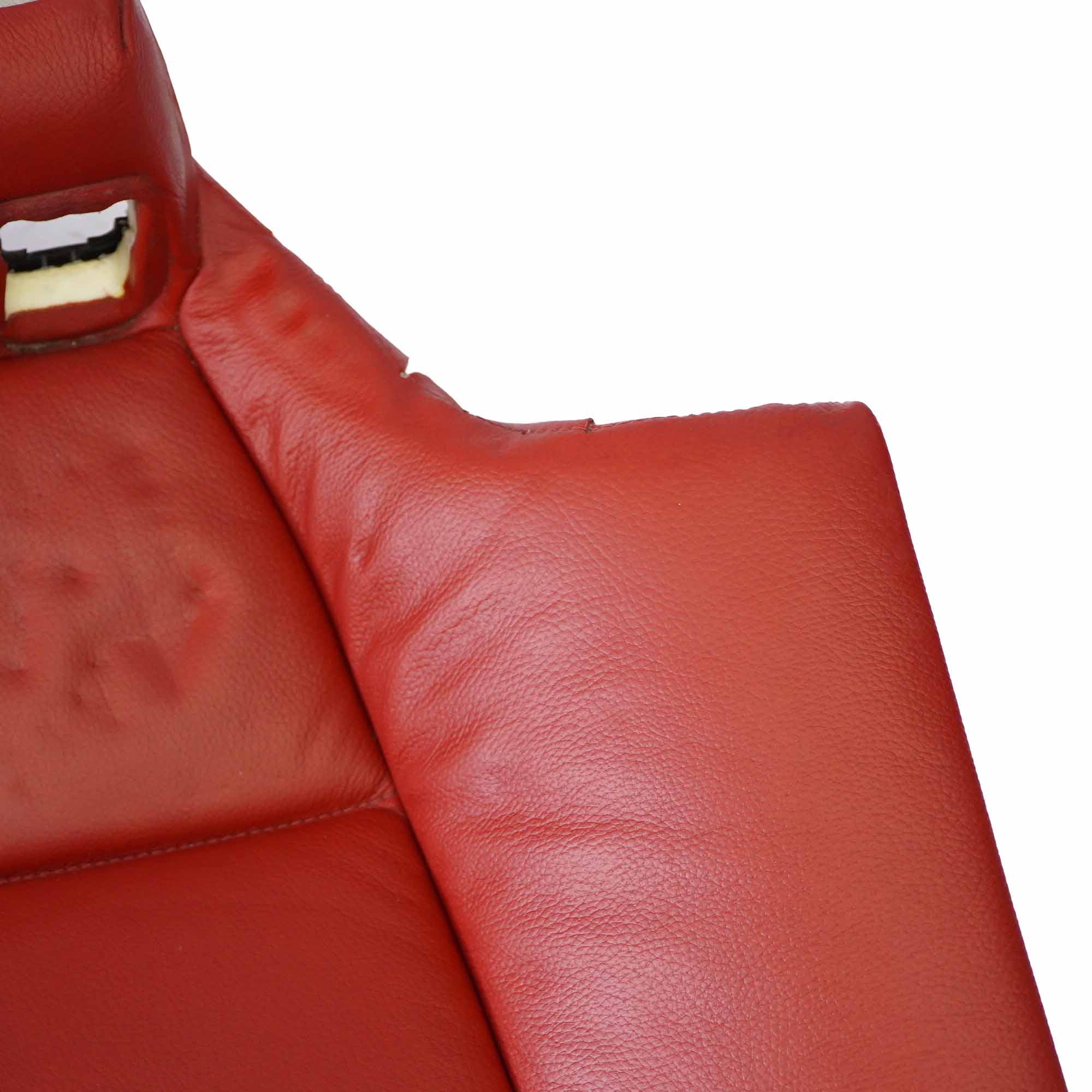 BMW E92 Rear Seat Cover Left N/S Seat Cover Couch Bench Red Leather