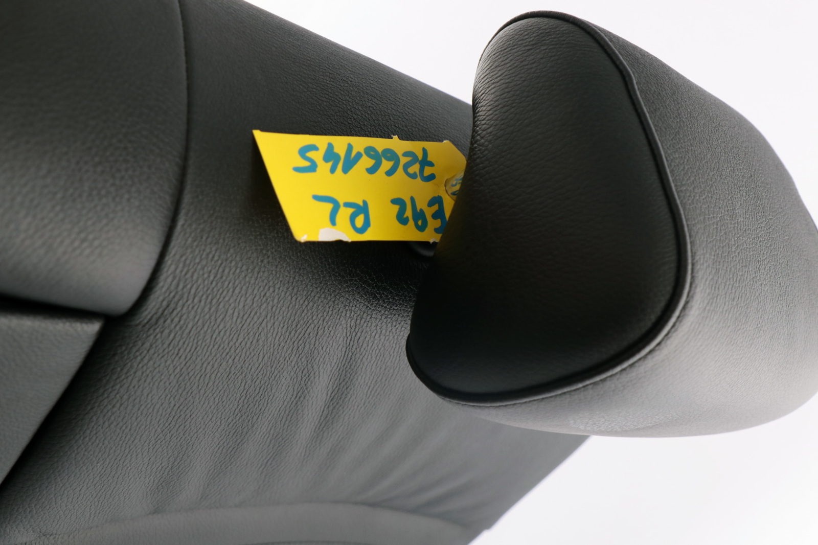 £BMW 3 Series E92 Leather Black Rear Left N/S Back Seat Cover Backrest