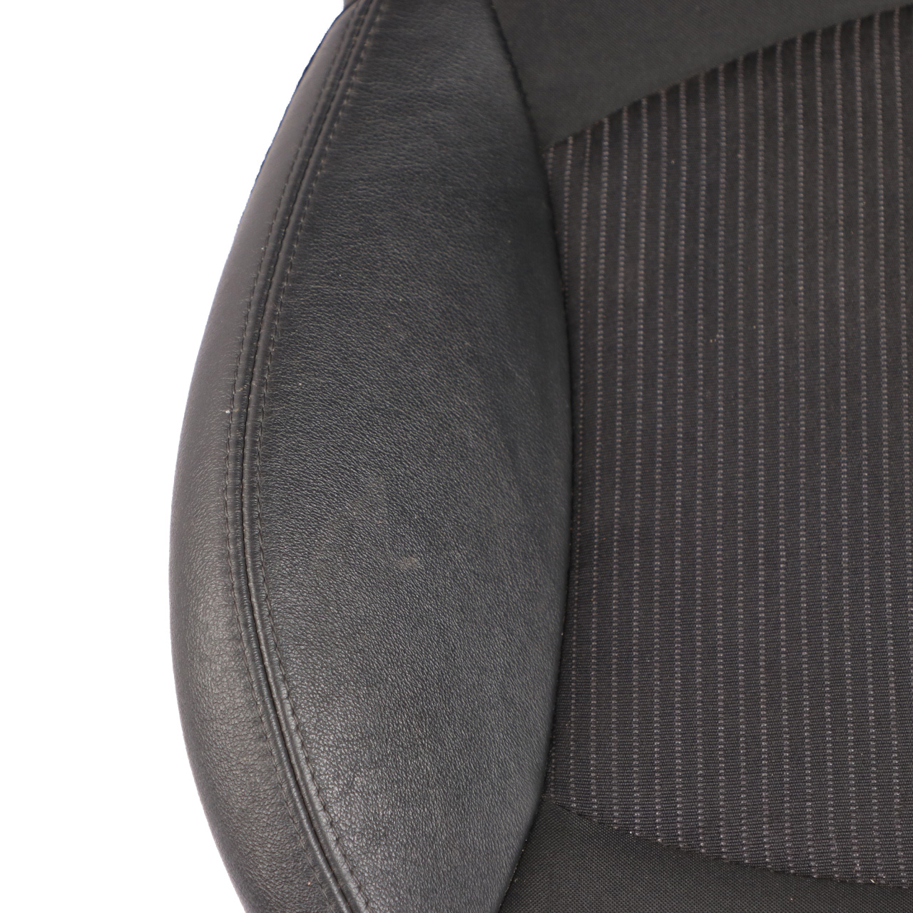 Mini Cooper R55 R56 LCI Sport Black Cloth / Black Leather Front Left N/S Seat